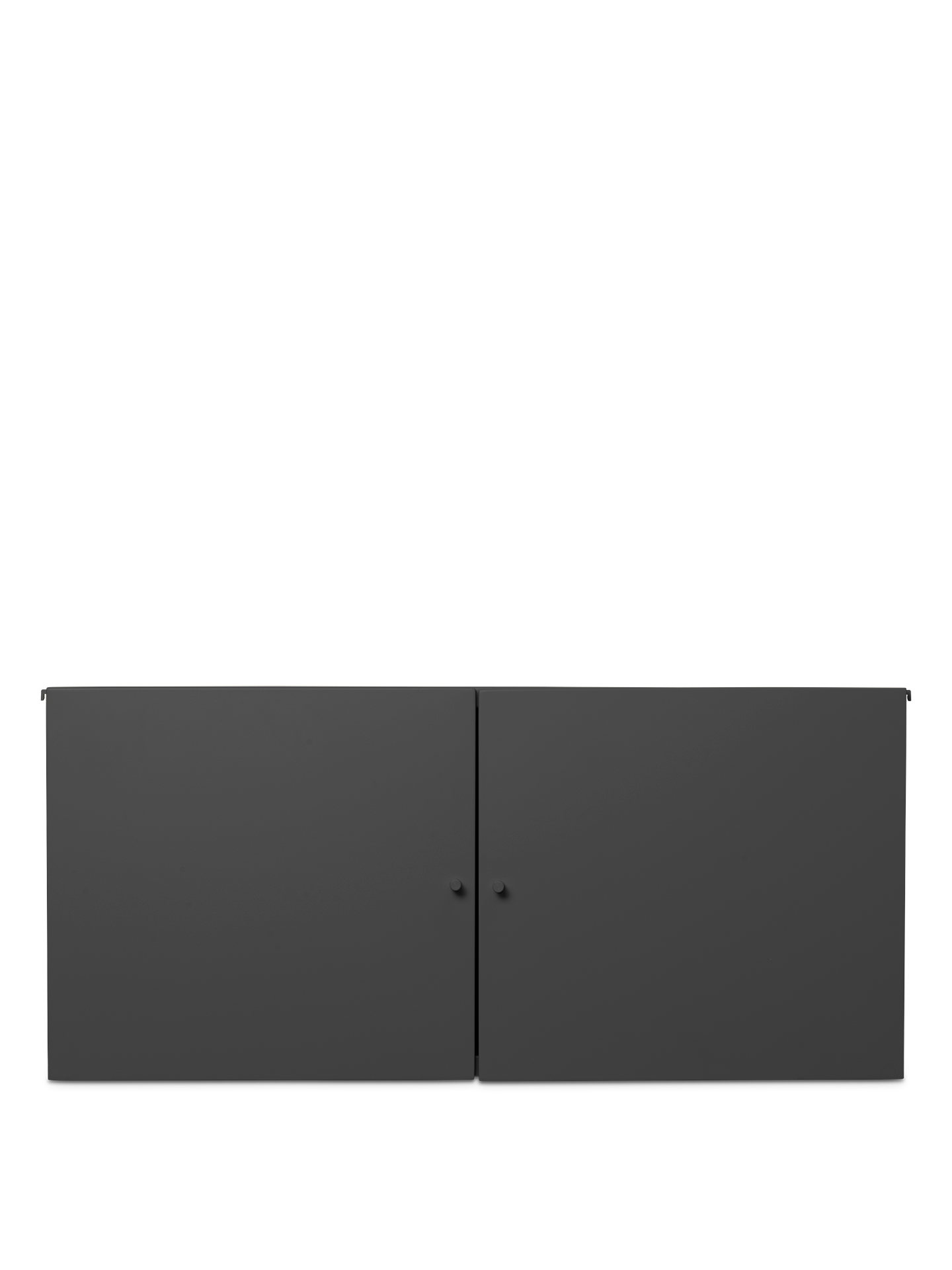 Punctual anthracite modular cabinet