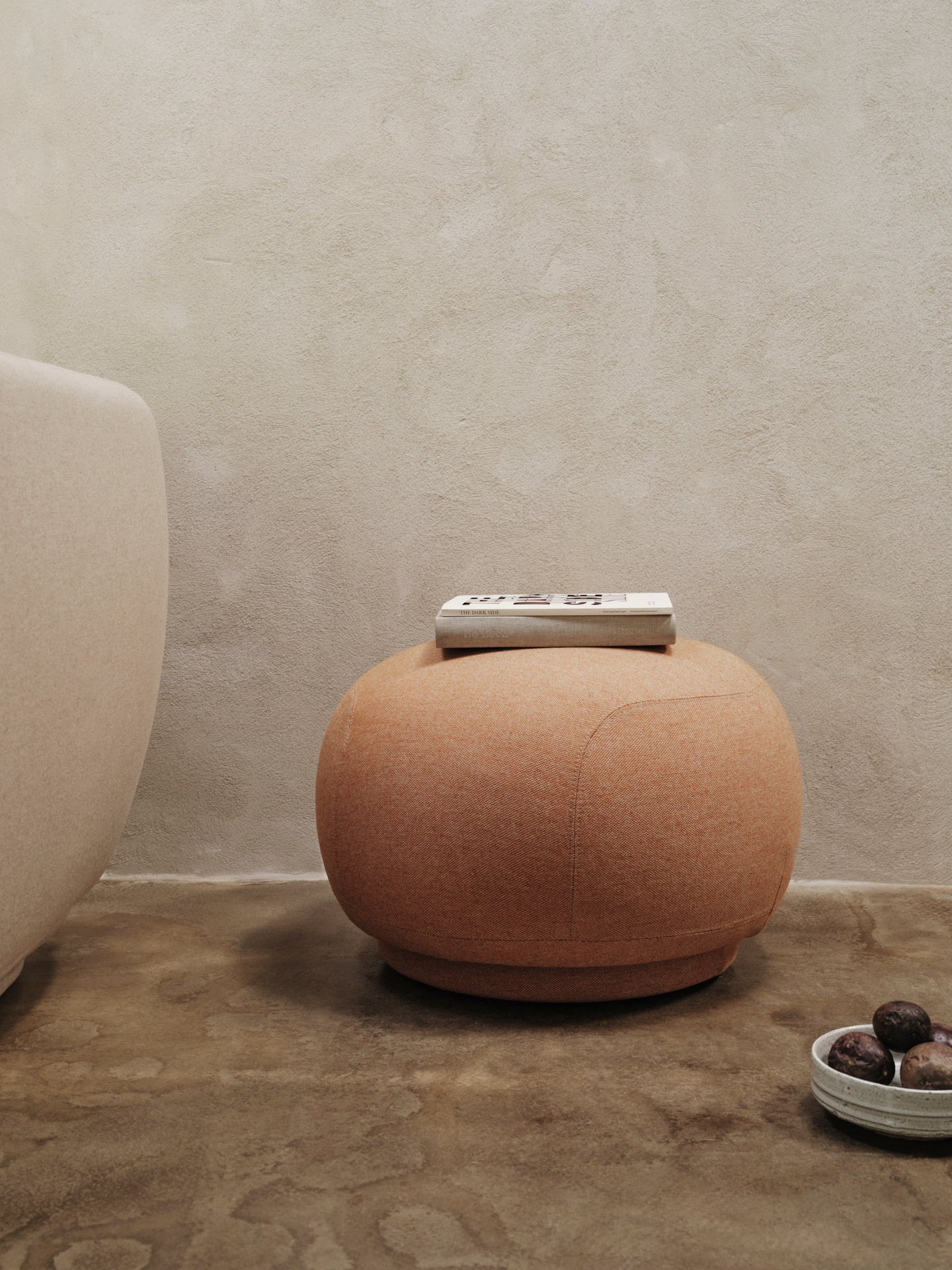 Pouf Rico Rich Velvet Beige
