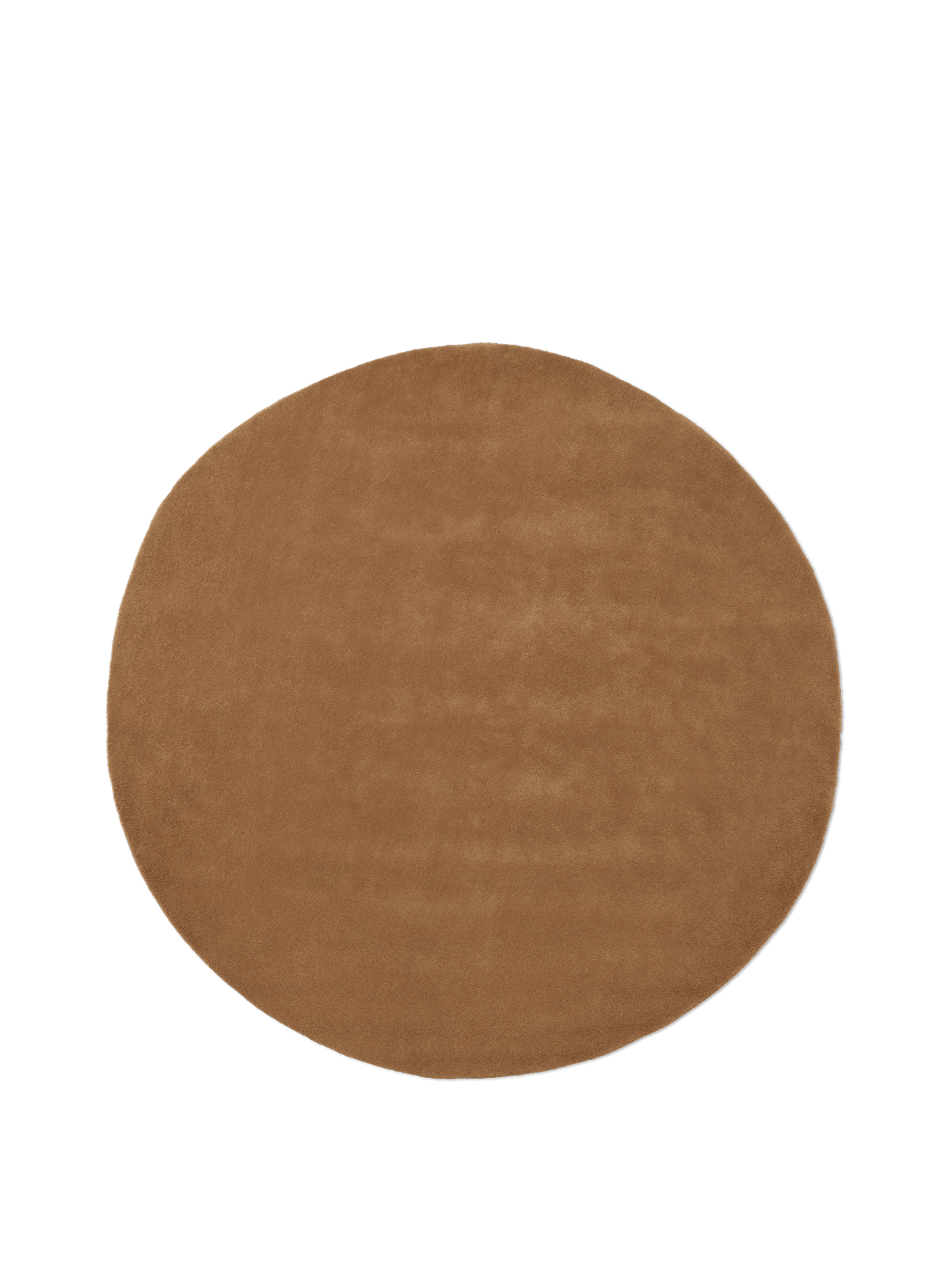 STILLE runder Teppich Karamell