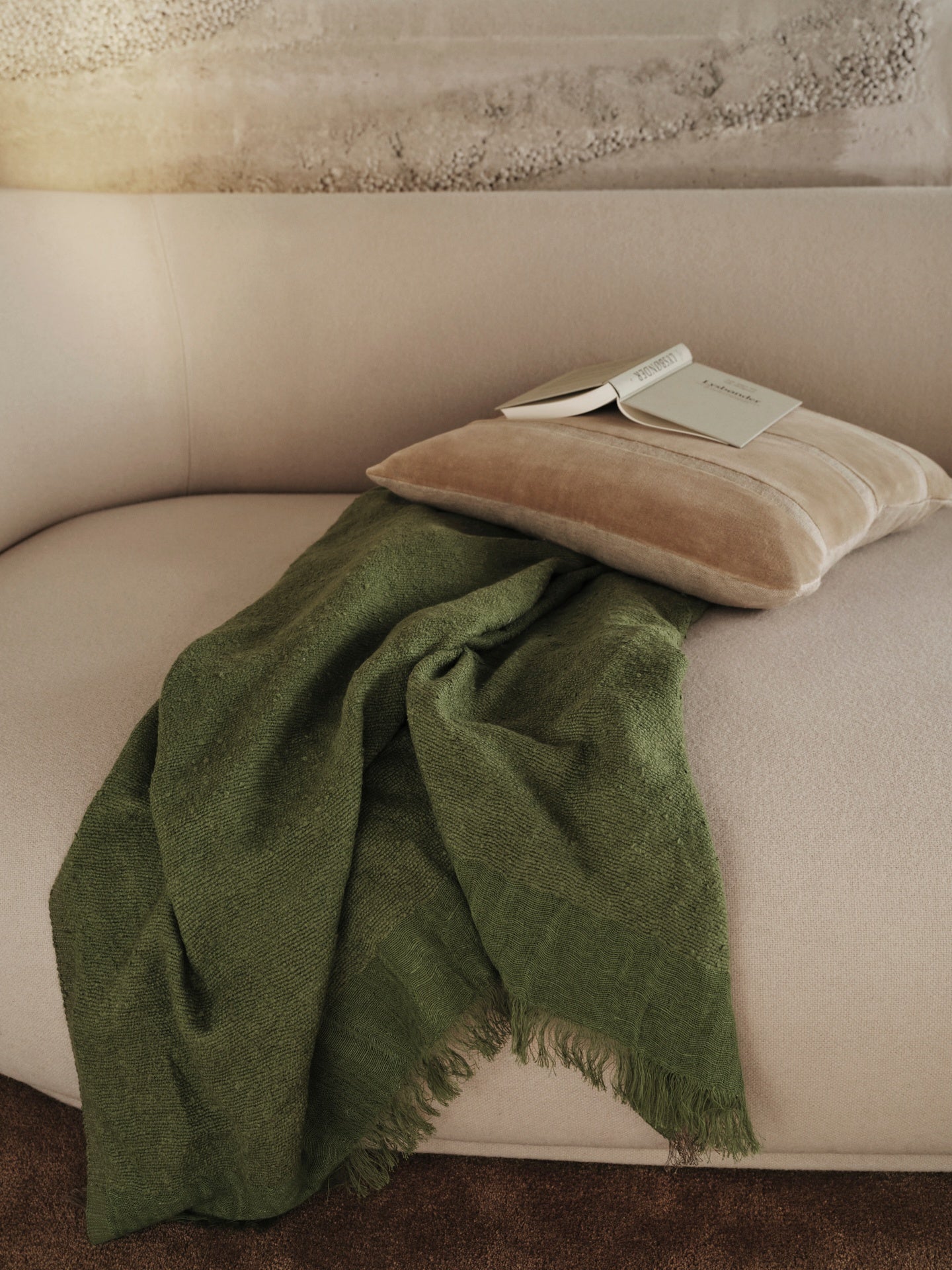 Tagesdecke WEAVER avokado