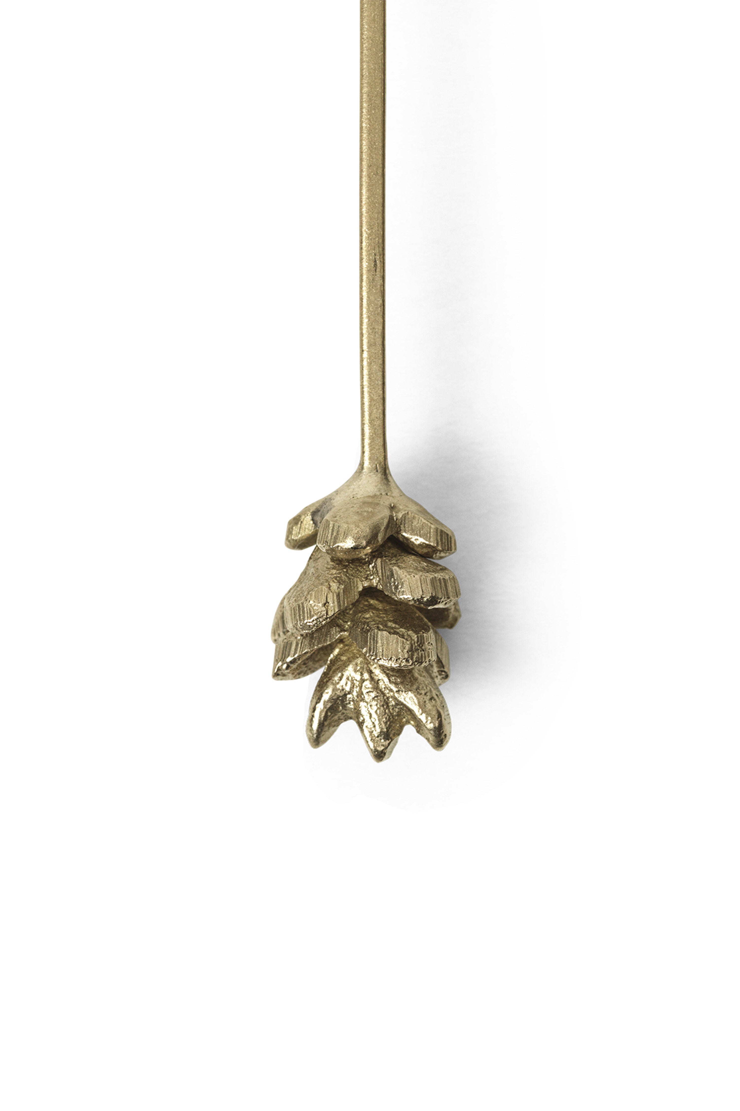 FOREST brass Christmas candle holder set