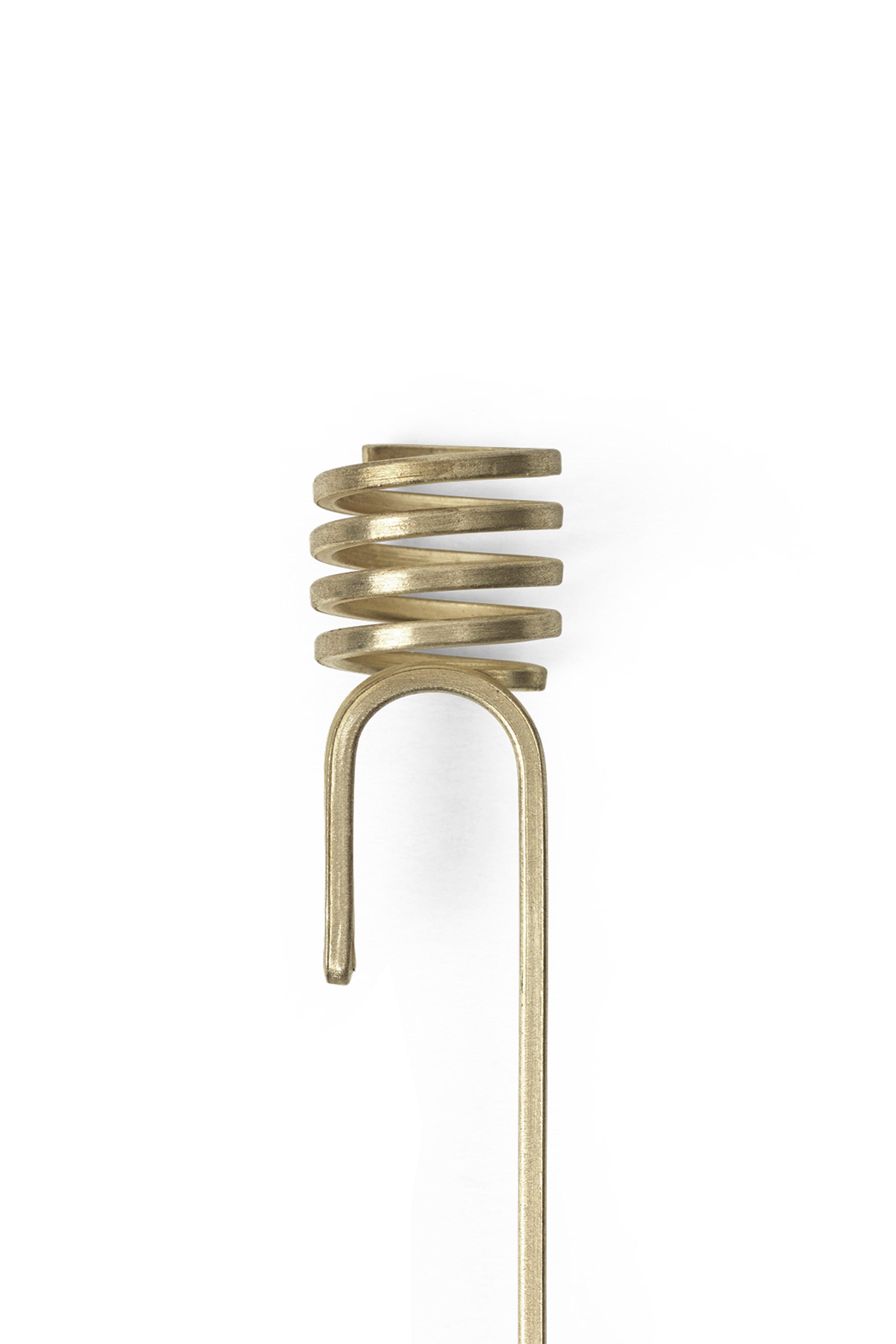 FOREST brass Christmas candle holder set