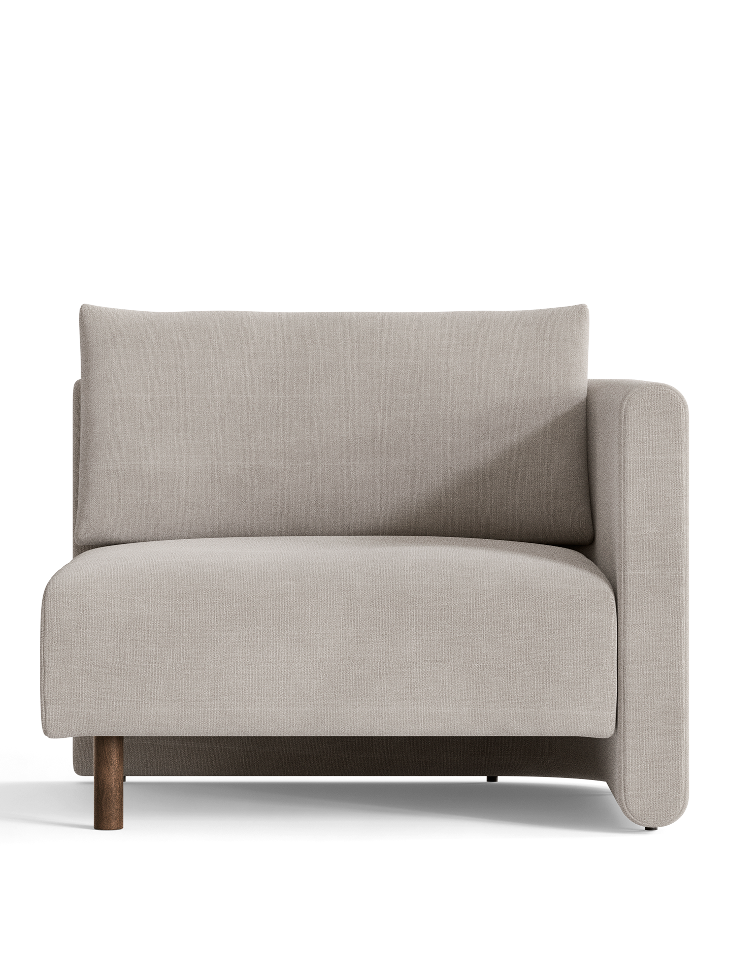 Dase modular sofa - Right -handed element Cotton Linen Beige