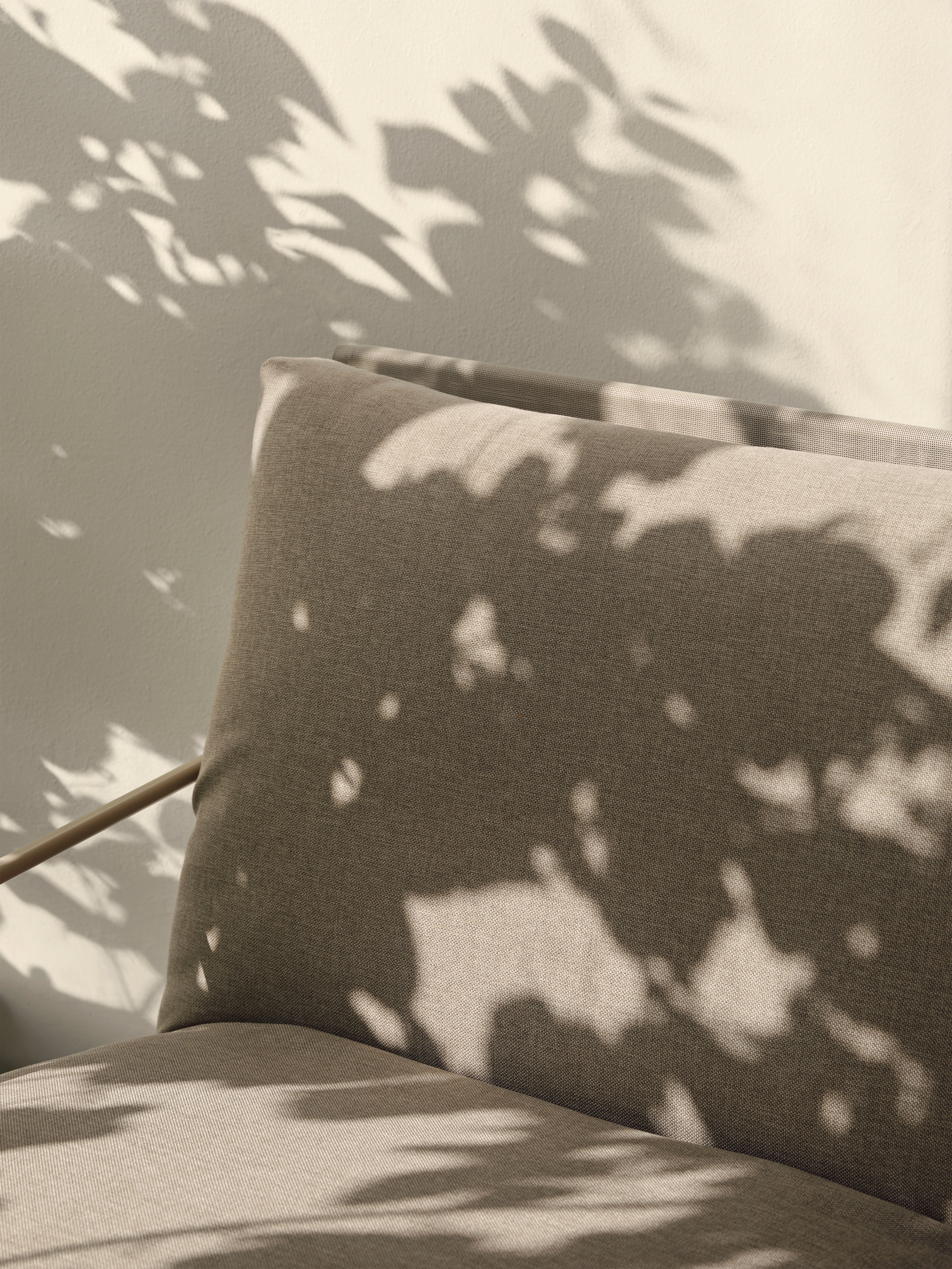 Wüste beige externer Sessel mit einer beige Basis