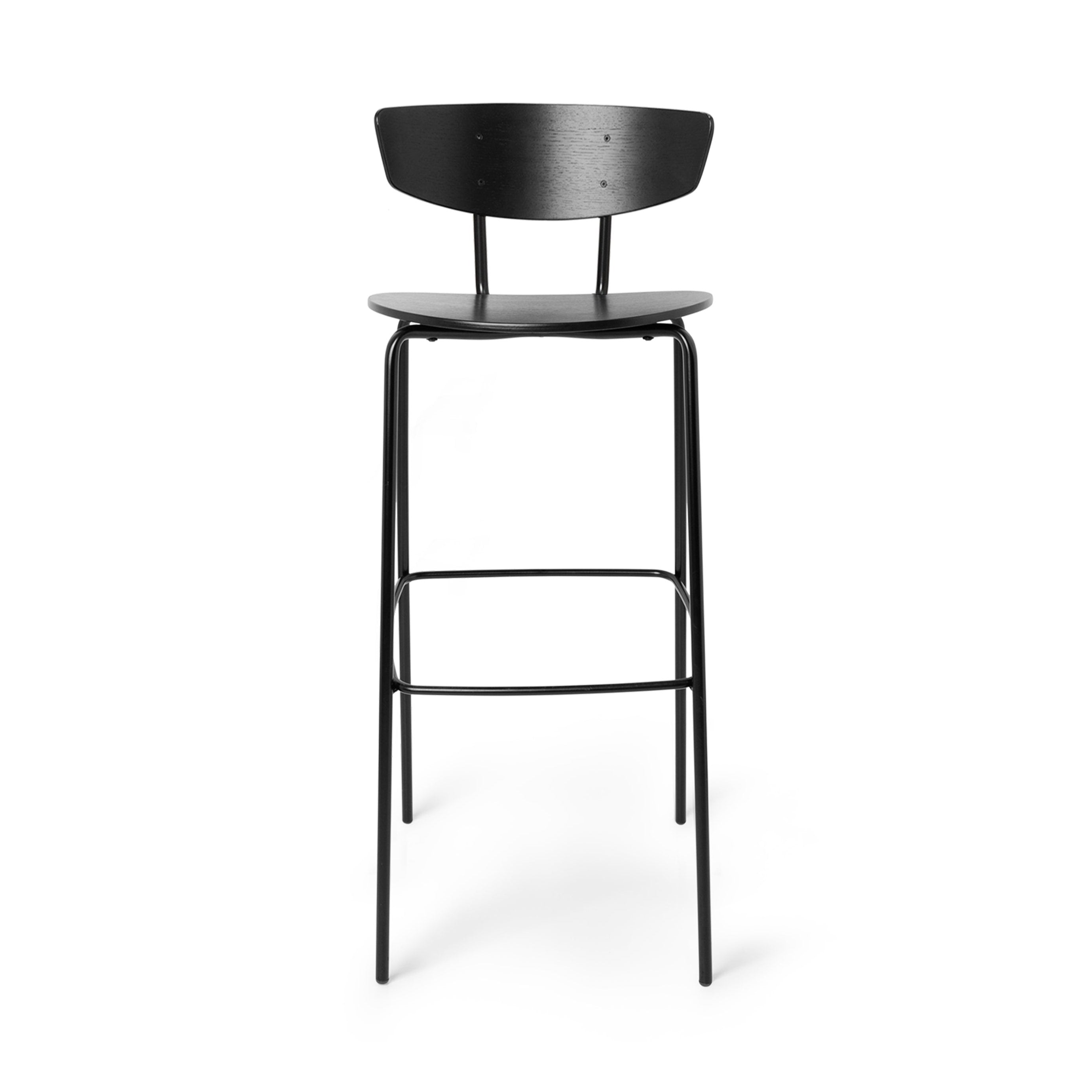 Herman Black Jesion Veneer Bar Stuhl
