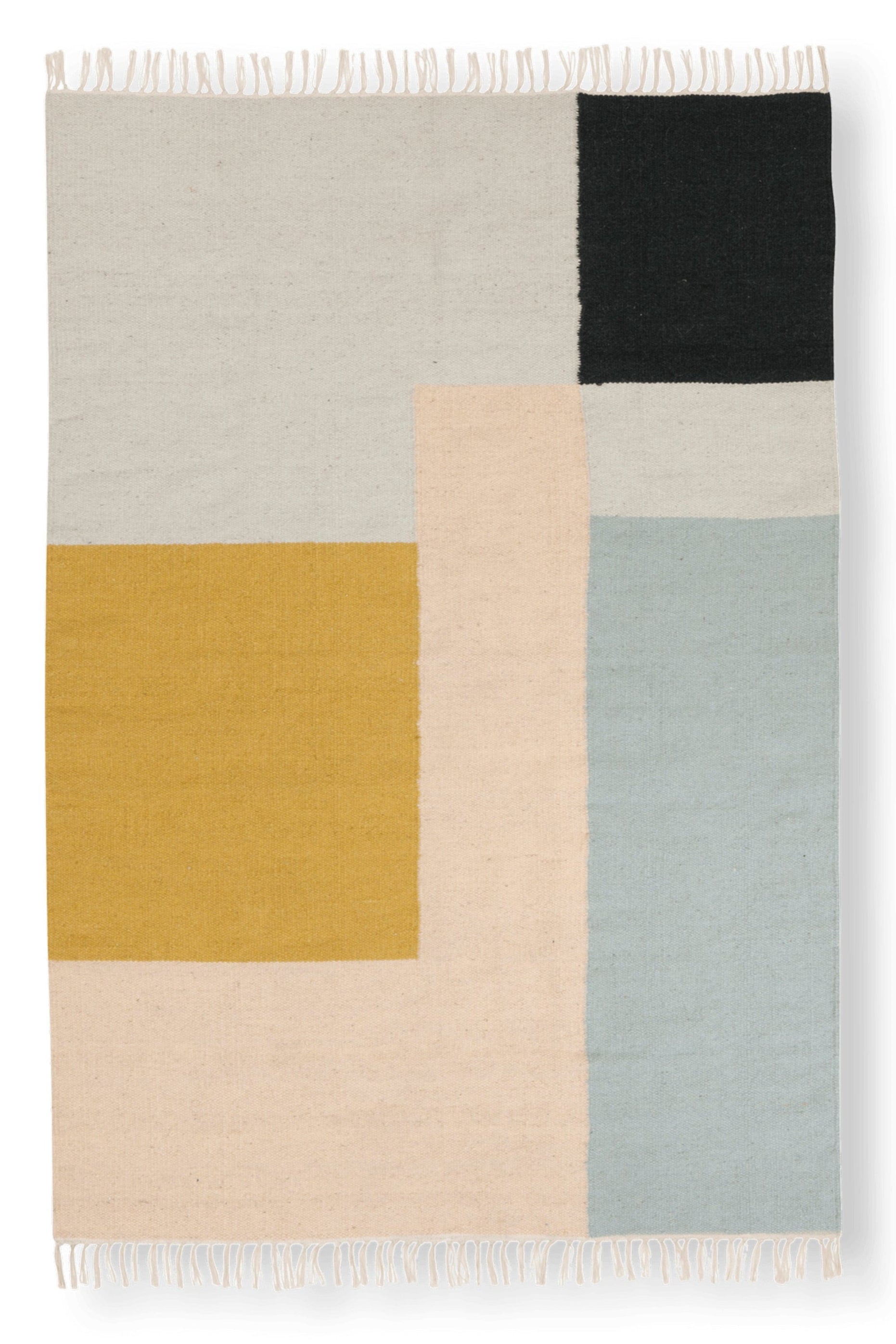 KELIM SQUARES farbiger Teppich