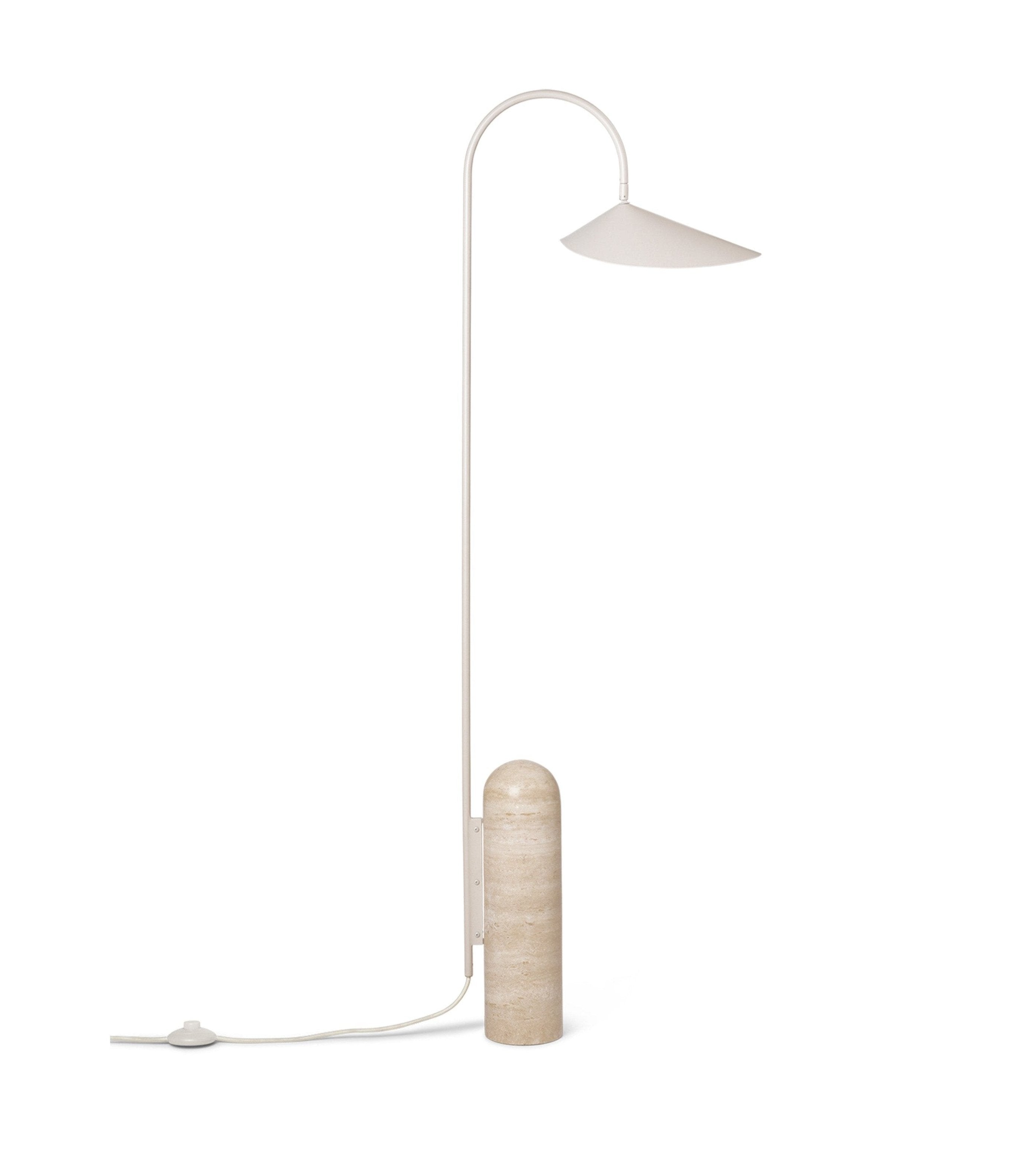 Stehlampe zum Lesen ARUM beige