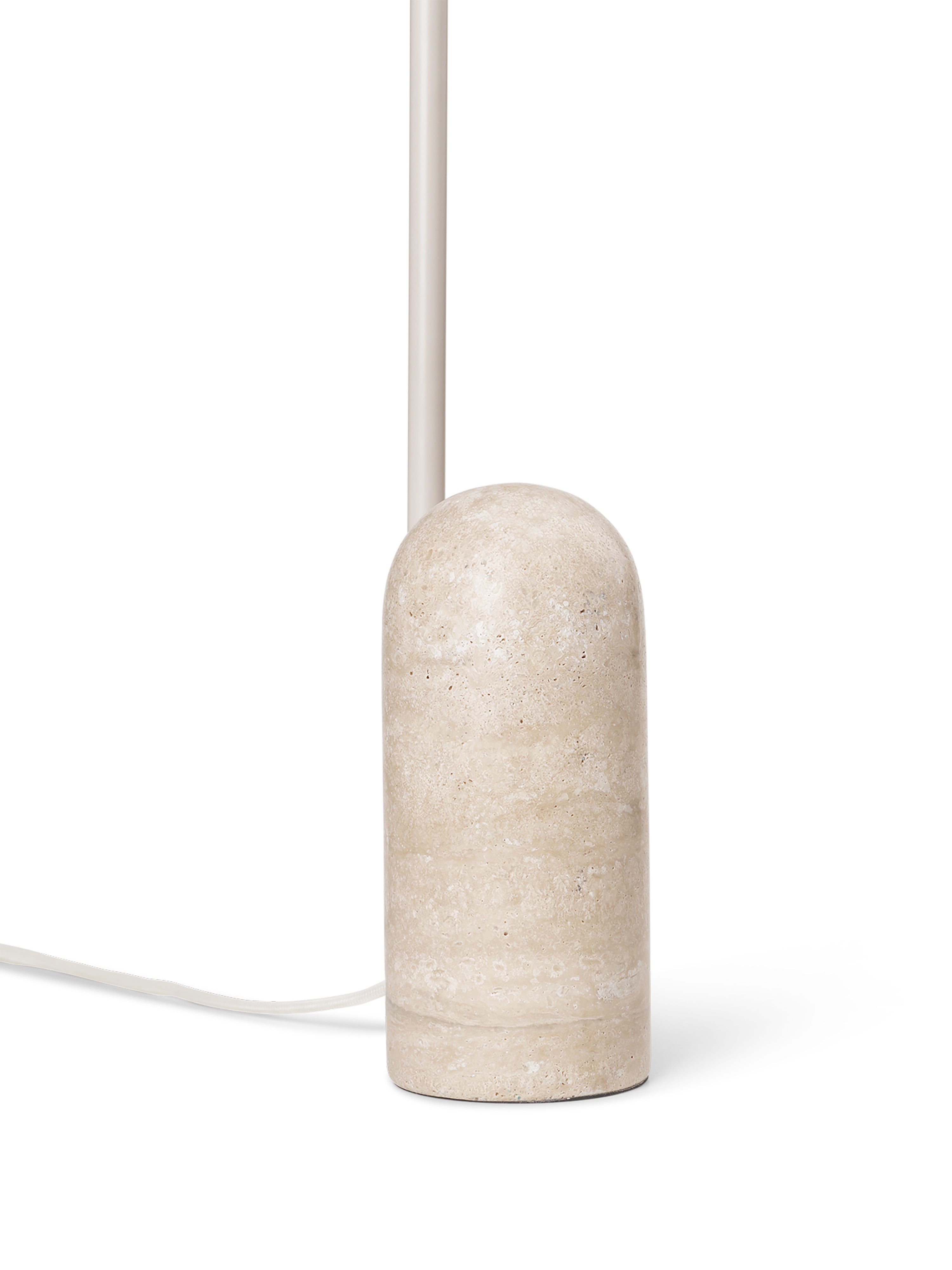 Tischlampe Arum Beige Marmor