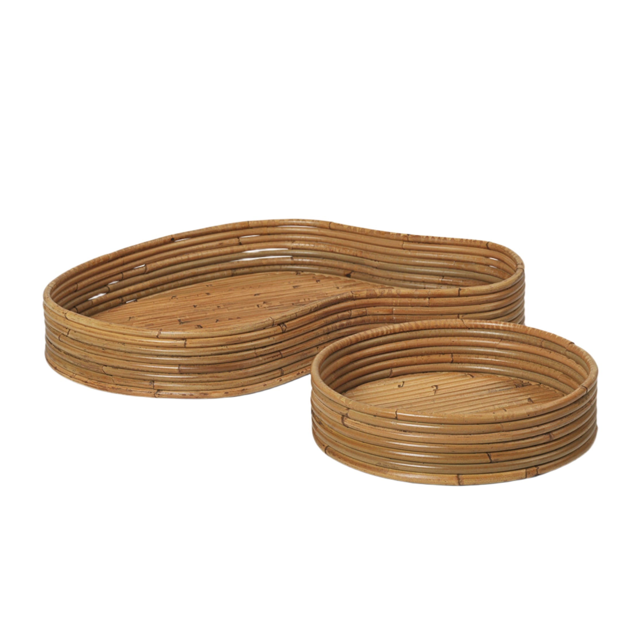 ISOLA Rattan-Tablett-Set