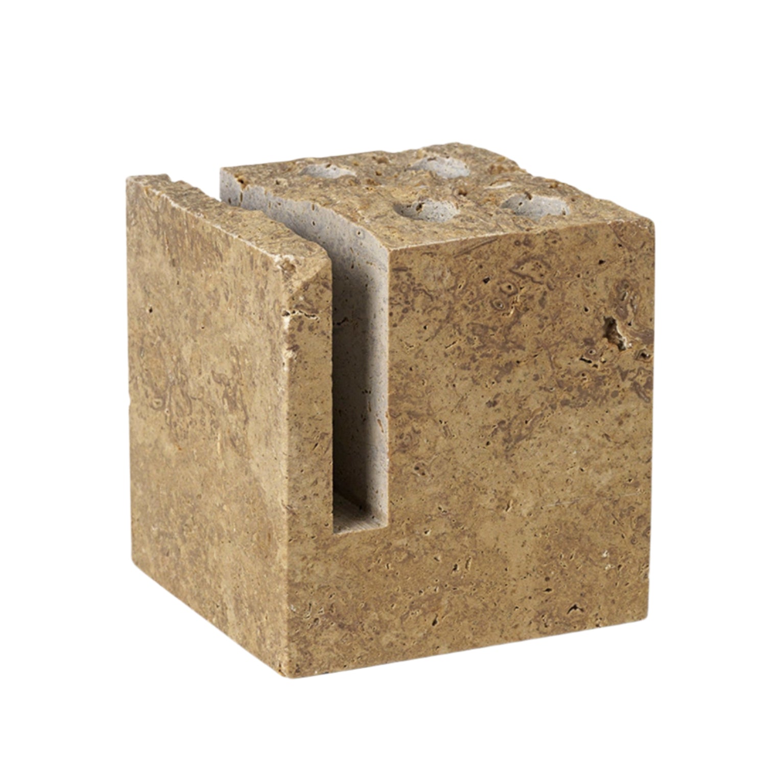 KLINT travertine pen holder