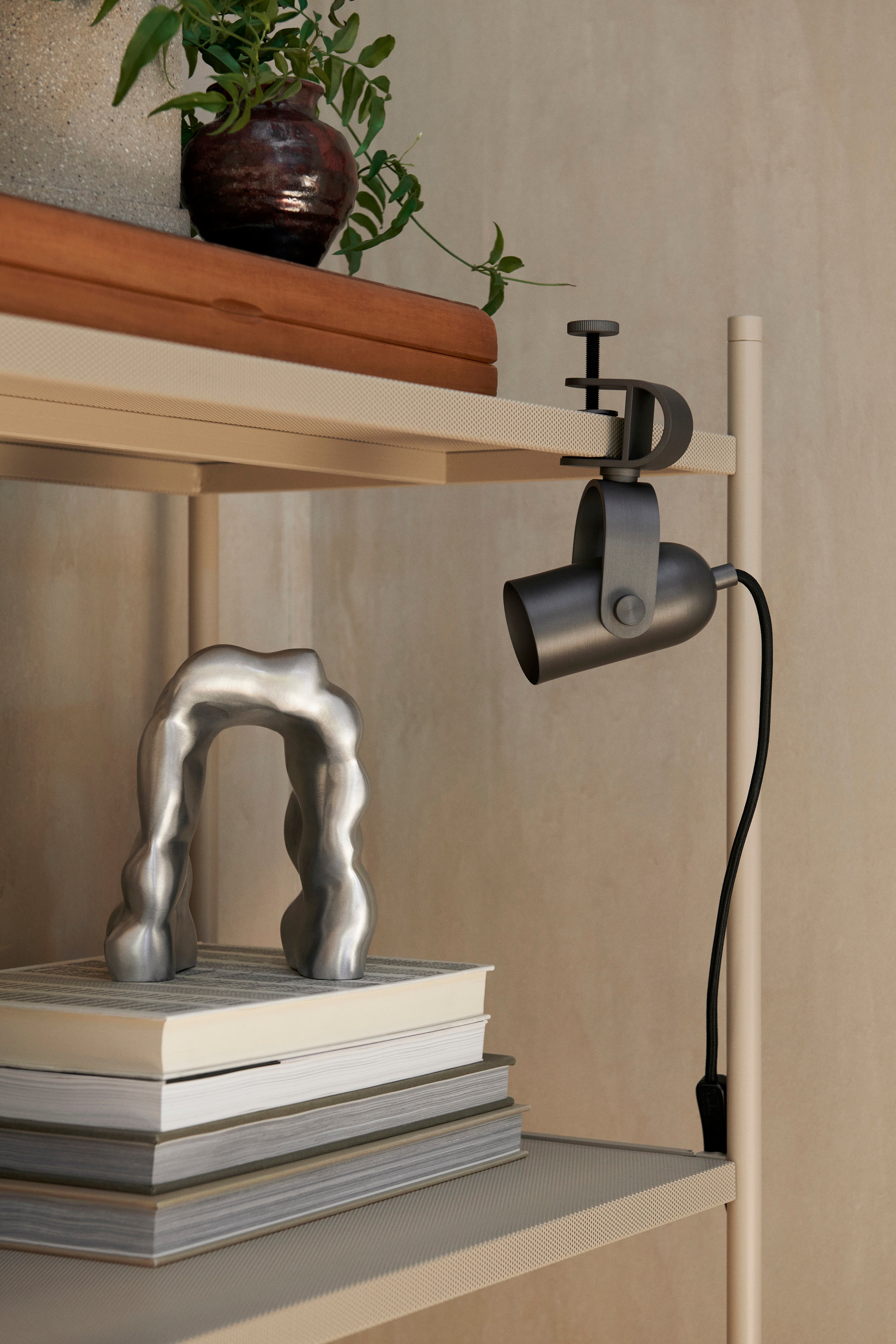 MORF SCULPTURE decoration brushed aluminum