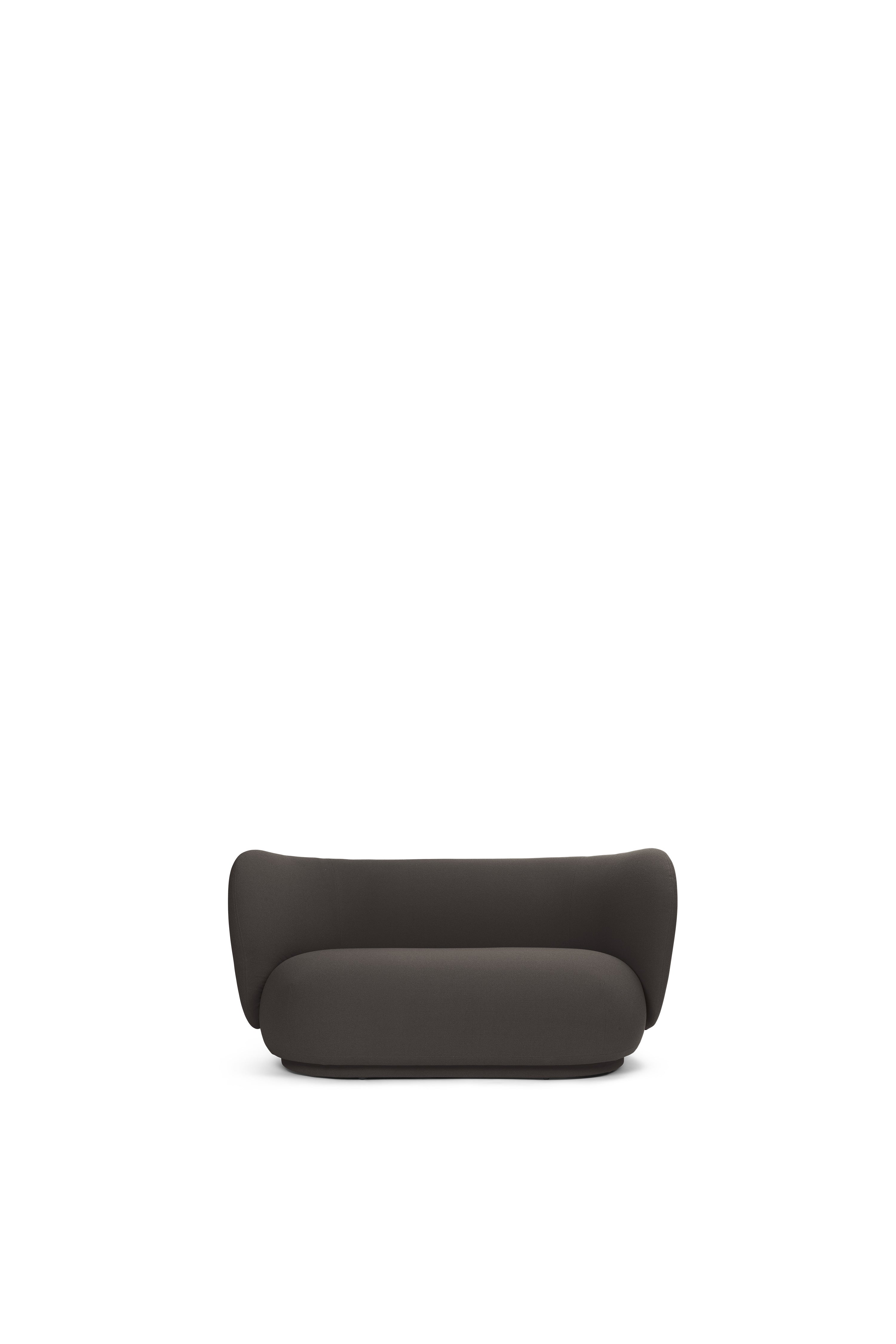 2-seater Rico upholstered sofa