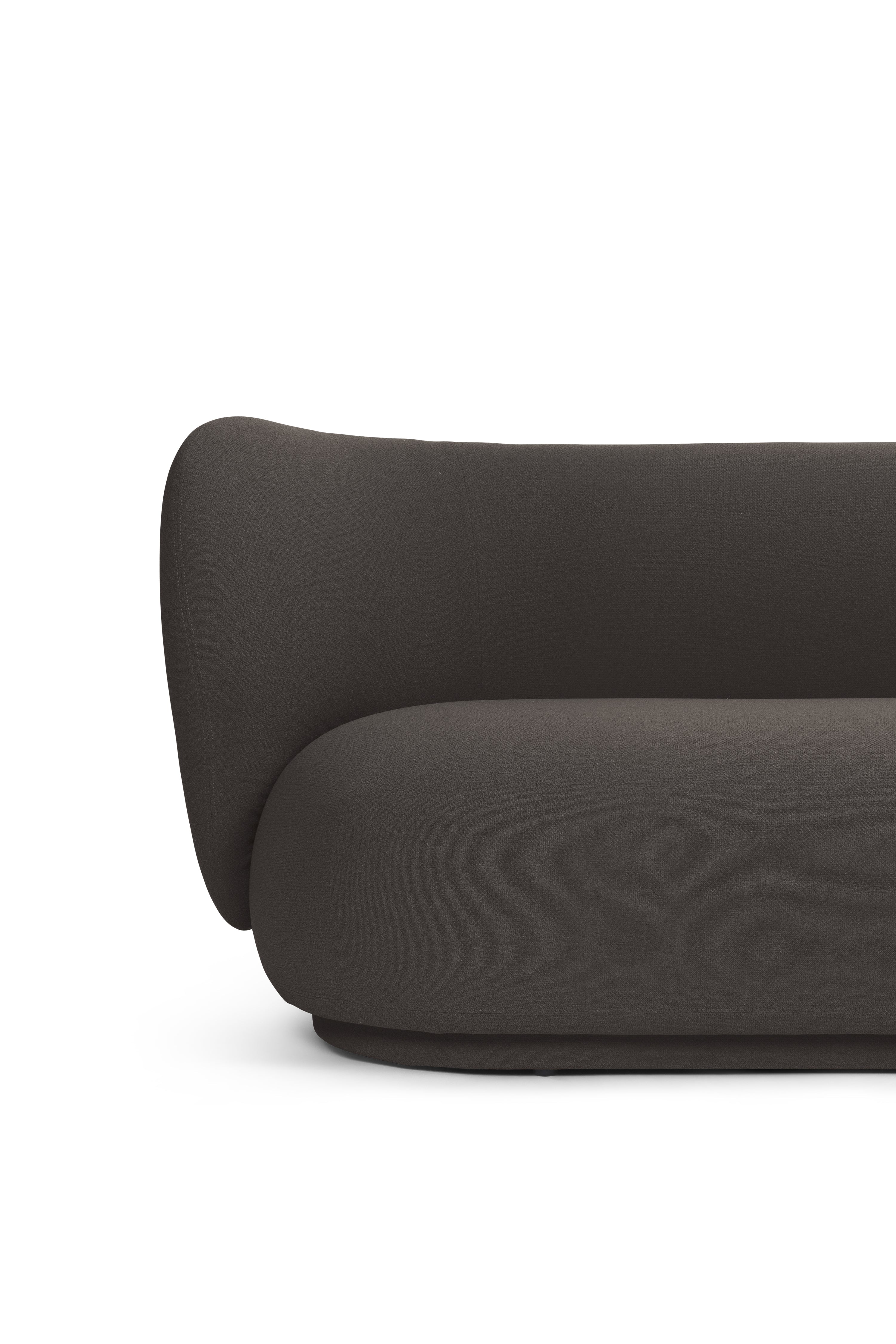 2-seater Rico upholstered sofa
