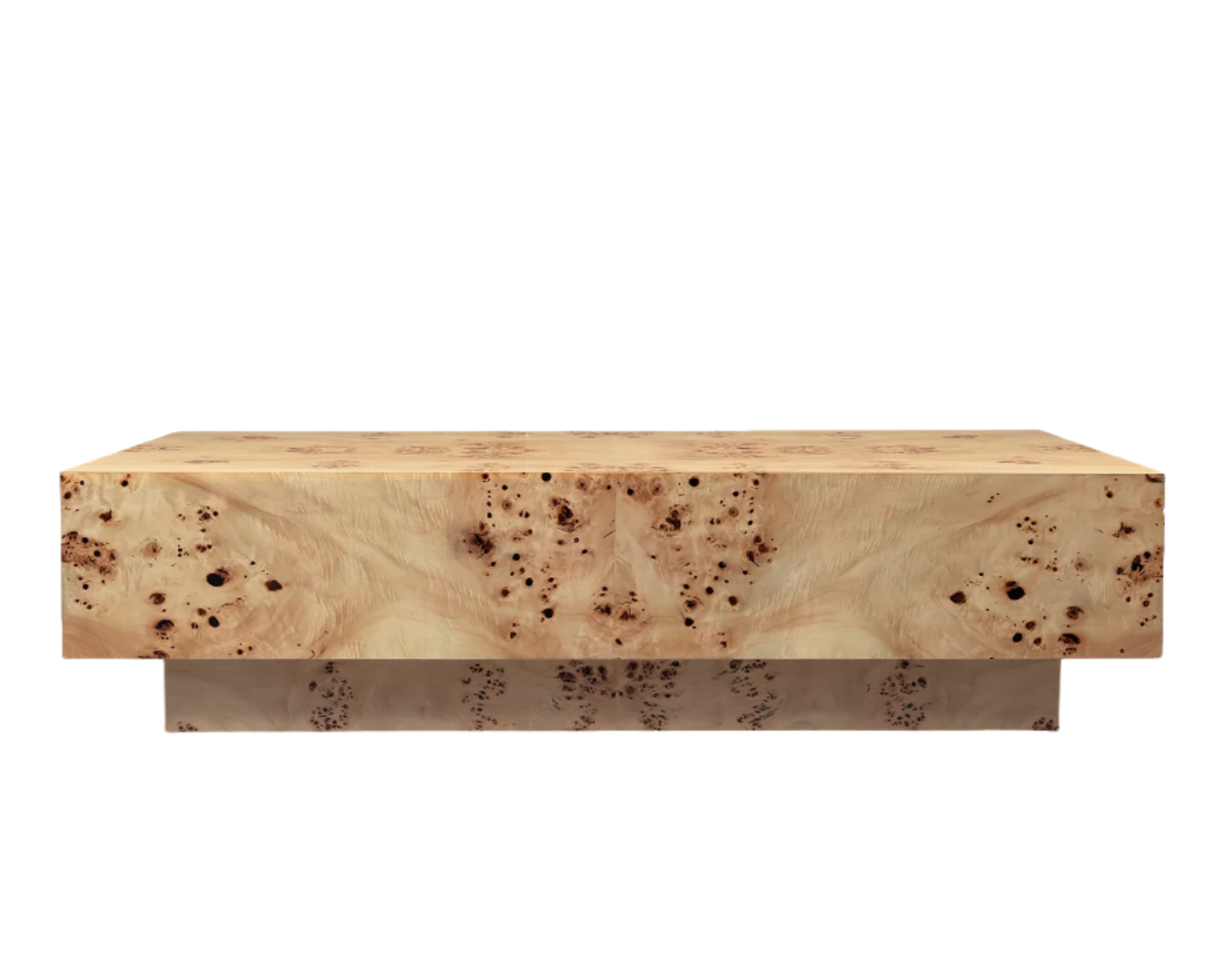 Couchtisch BURL Pappel Maserfurnier