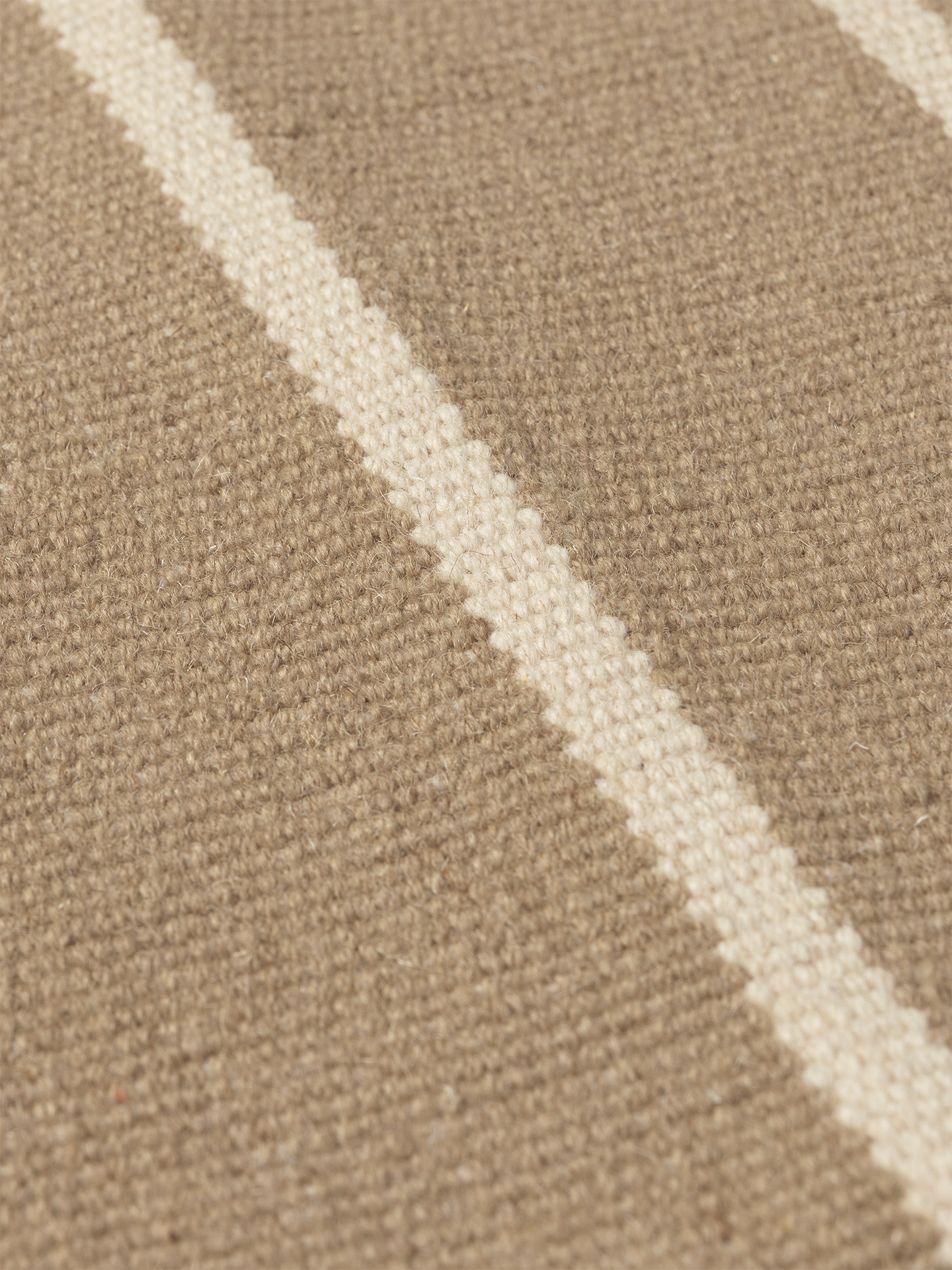 CALM KELIM Teppich Karamell mit Beige