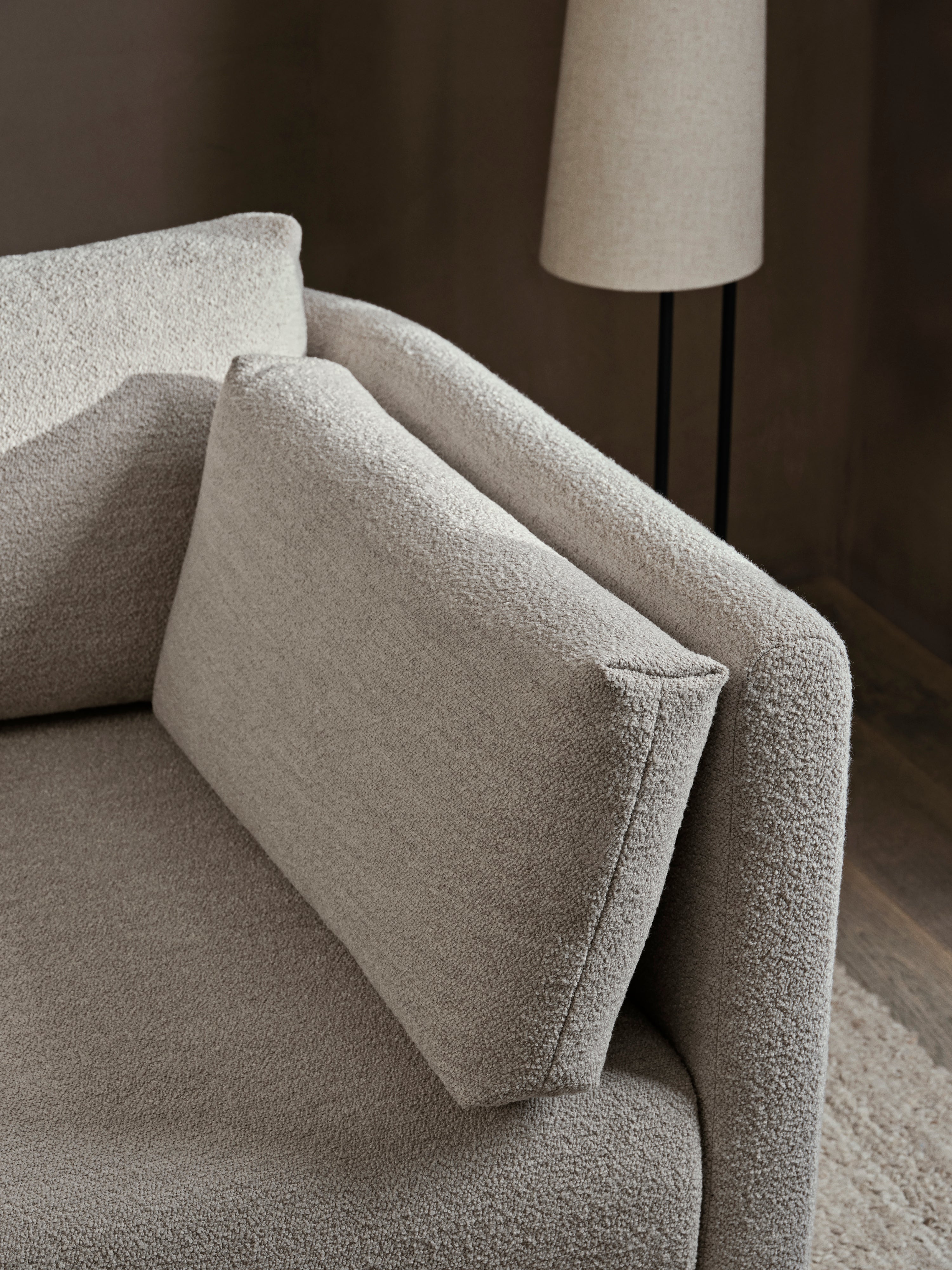 Dase modular sofa - Right -handed element Cotton Linen Beige