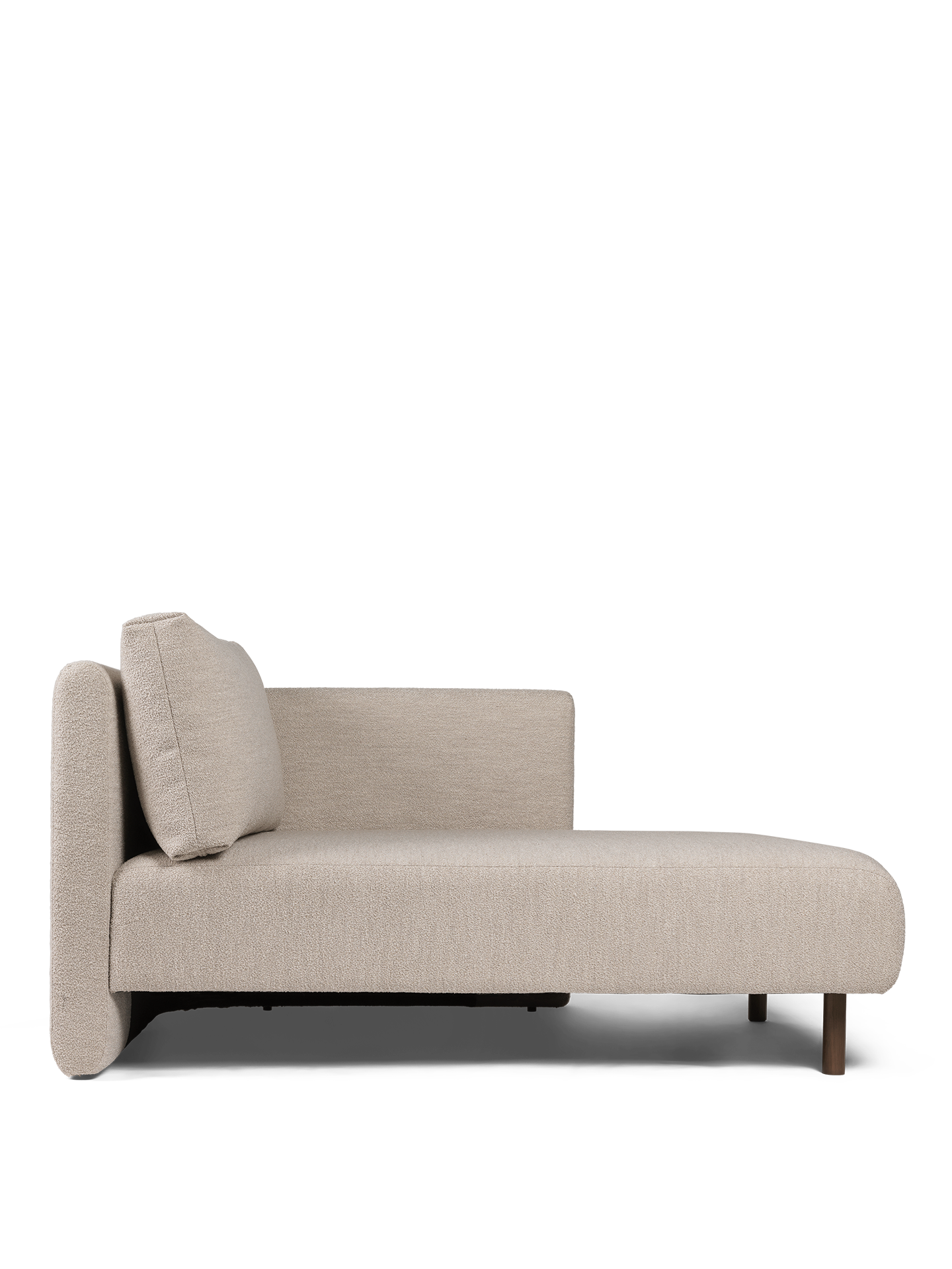 DASE modular sofa - Right -handed soft bouclé beige