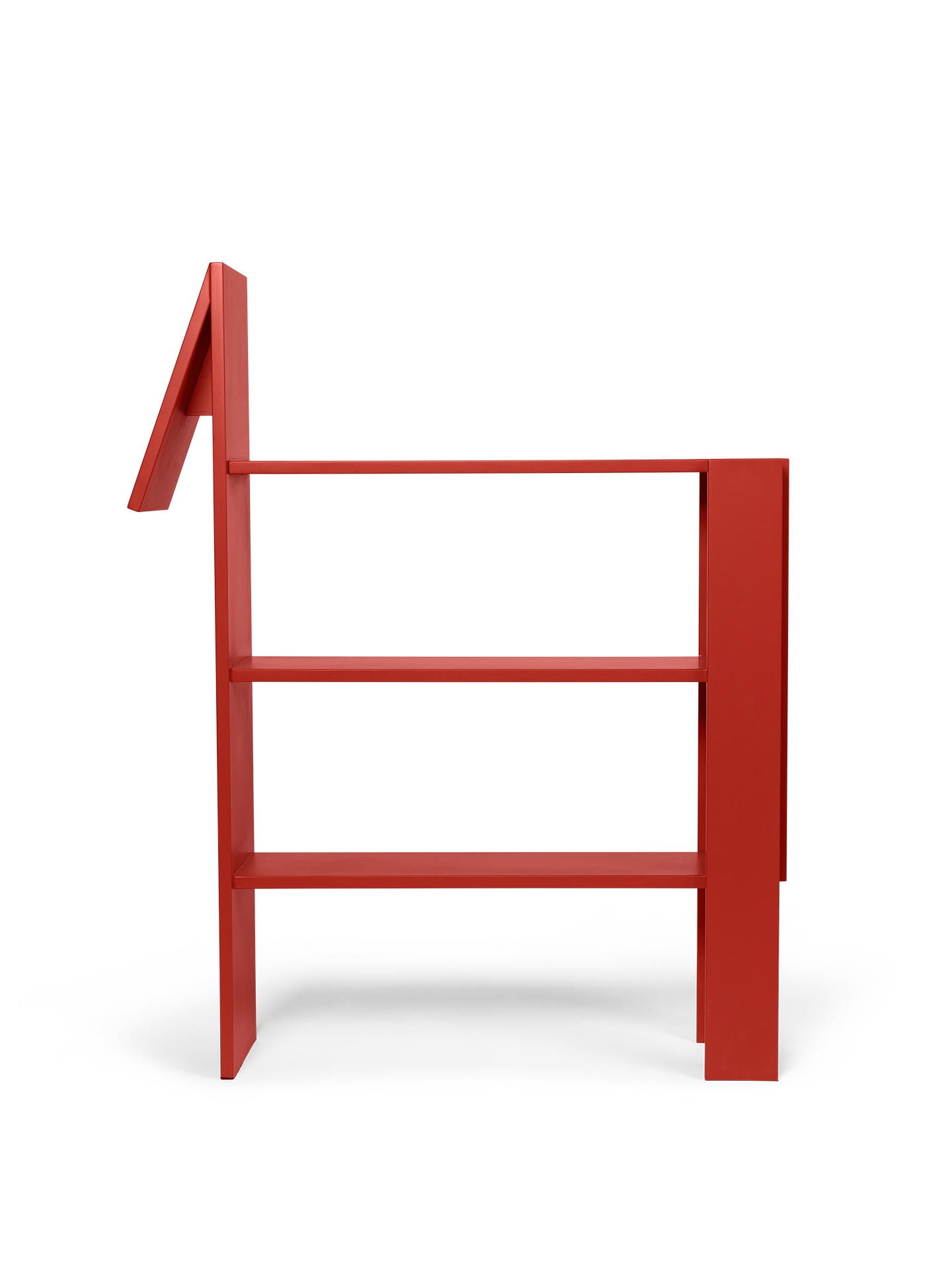 Bücherregal Pferd rot