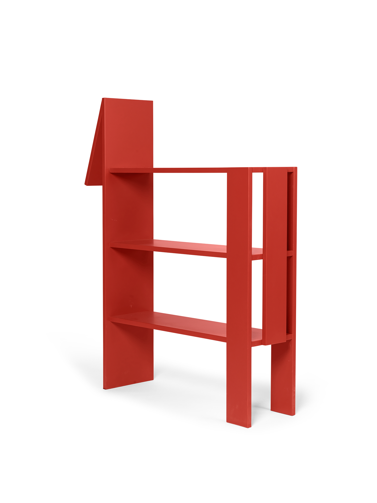 Bücherregal Pferd rot