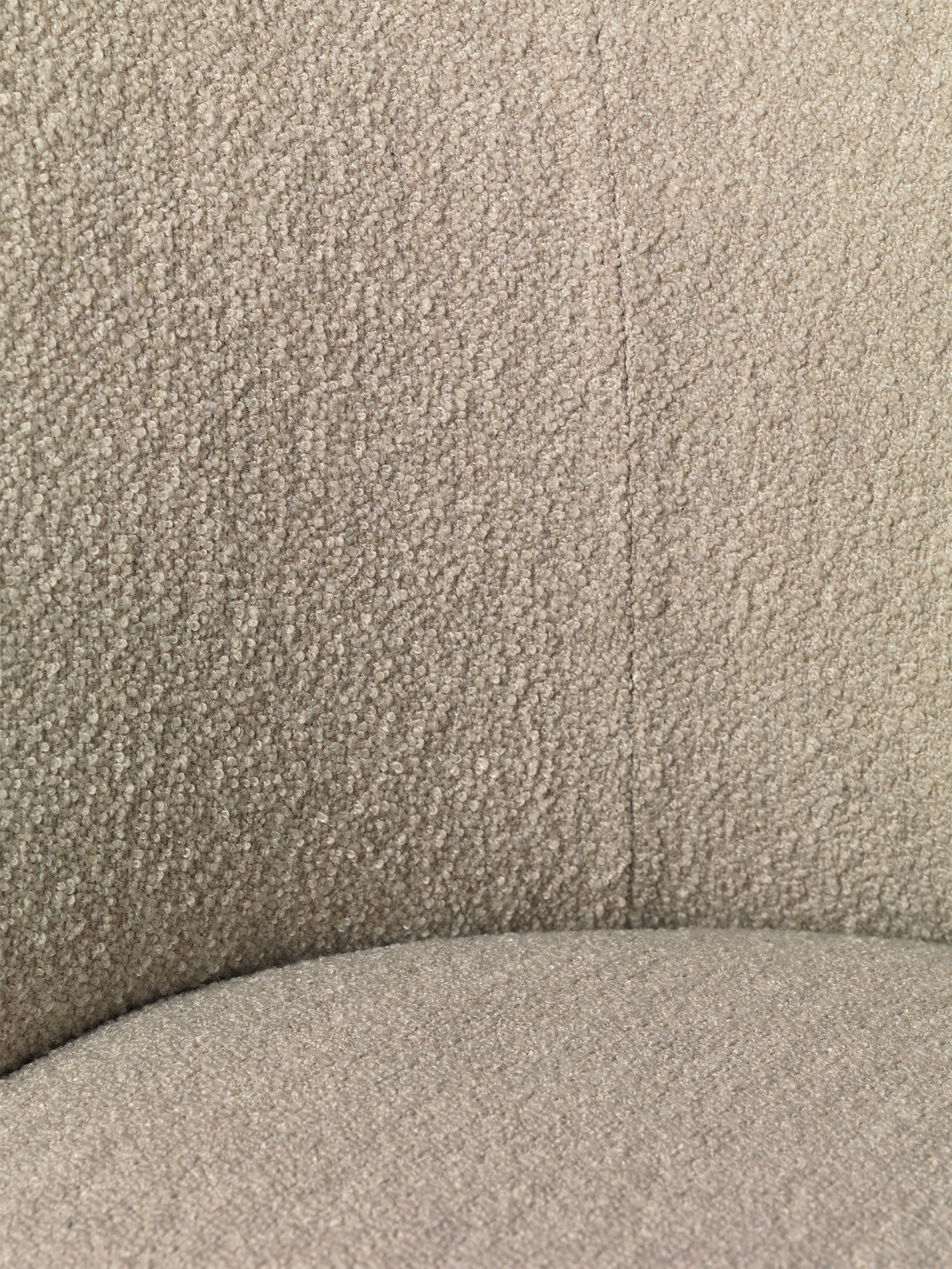 RICO LOUNGE Armchair beige boucle