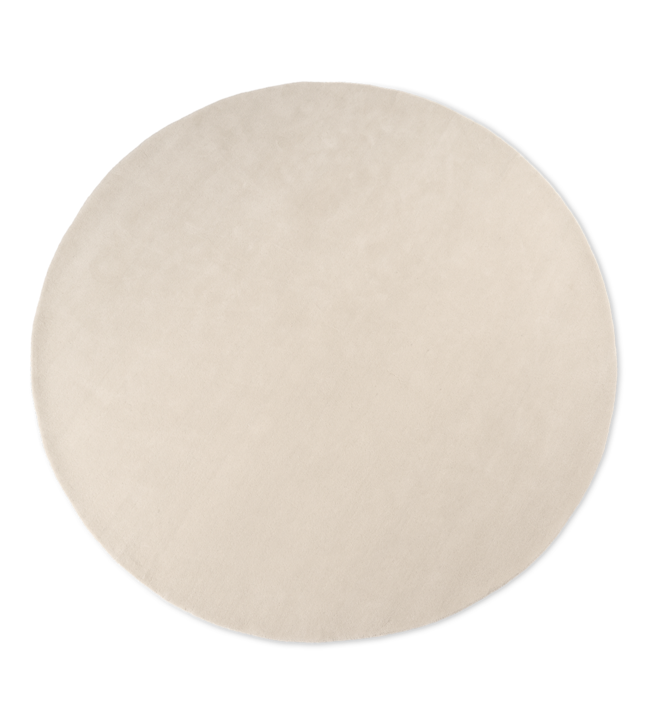 Round rug STILLE broken white