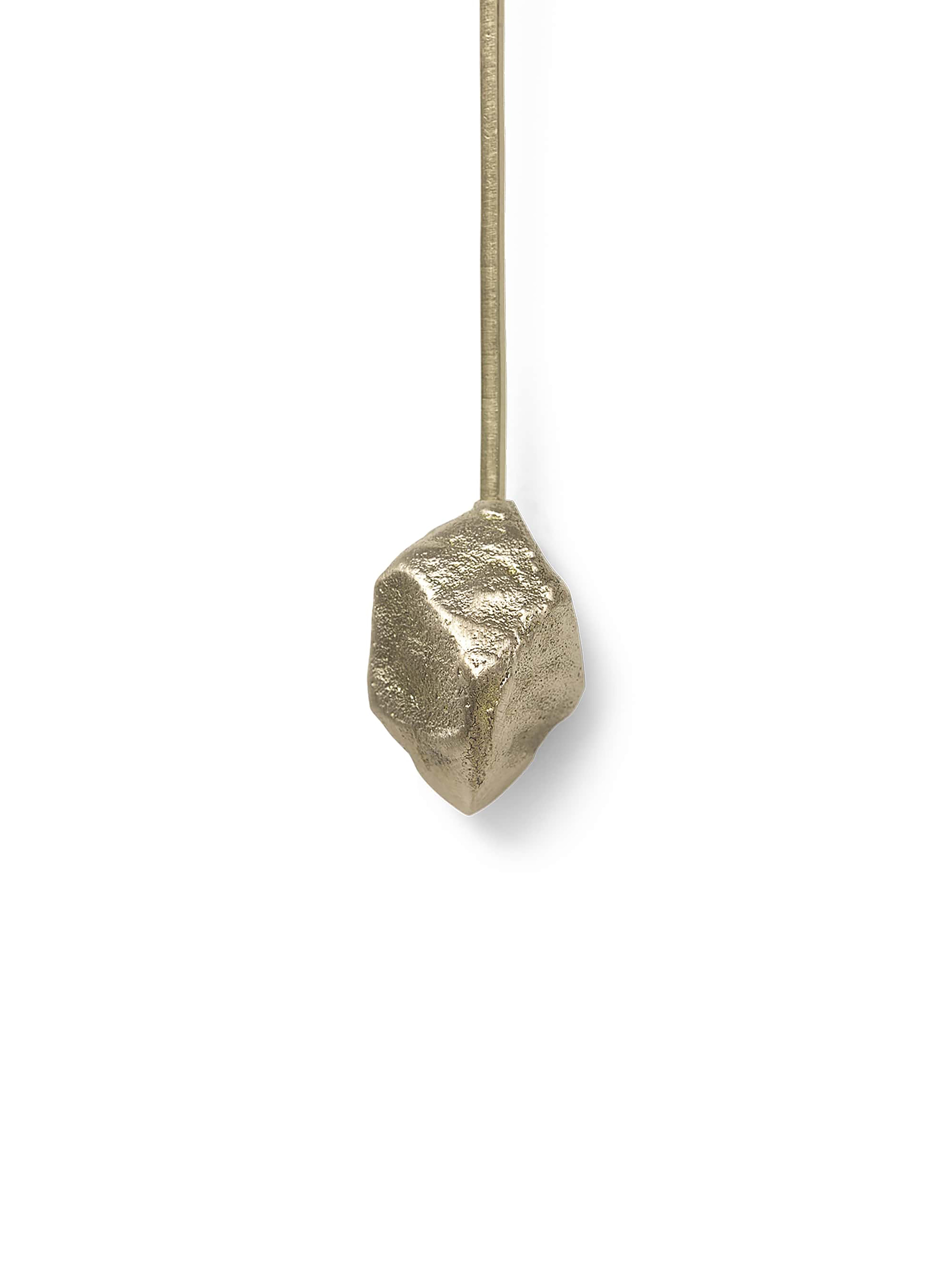 STONE brass Christmas candle holder set