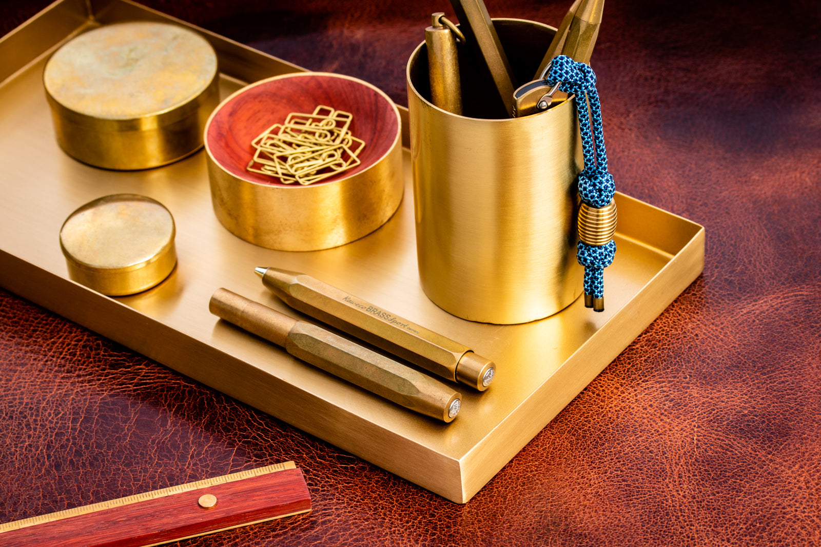 Tablett OFFICE TRAY Messing