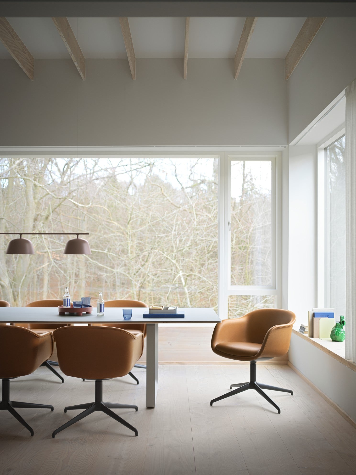 Hanging lamp AMBIT RAIL taupe
