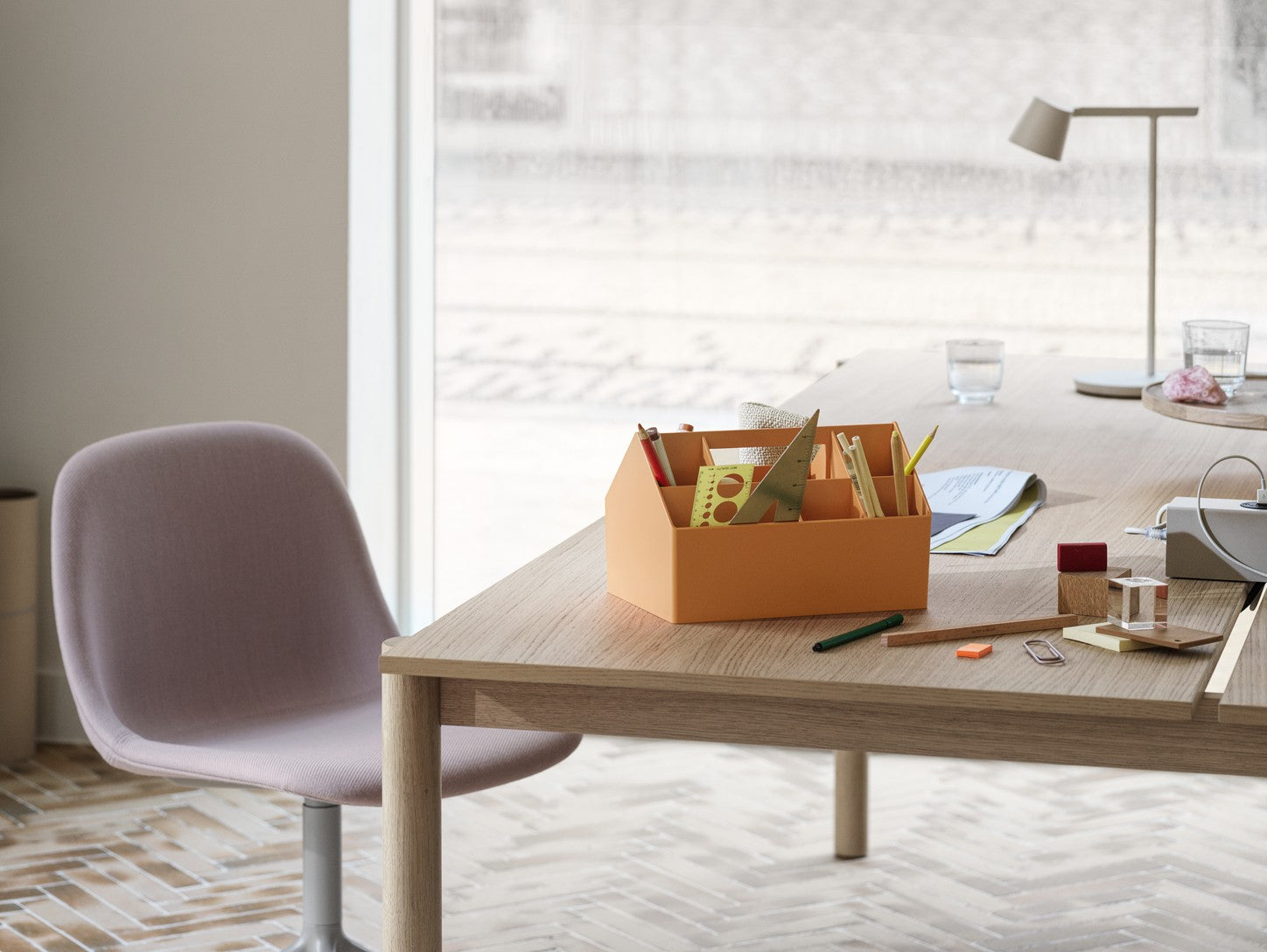TIP gray office lamp
