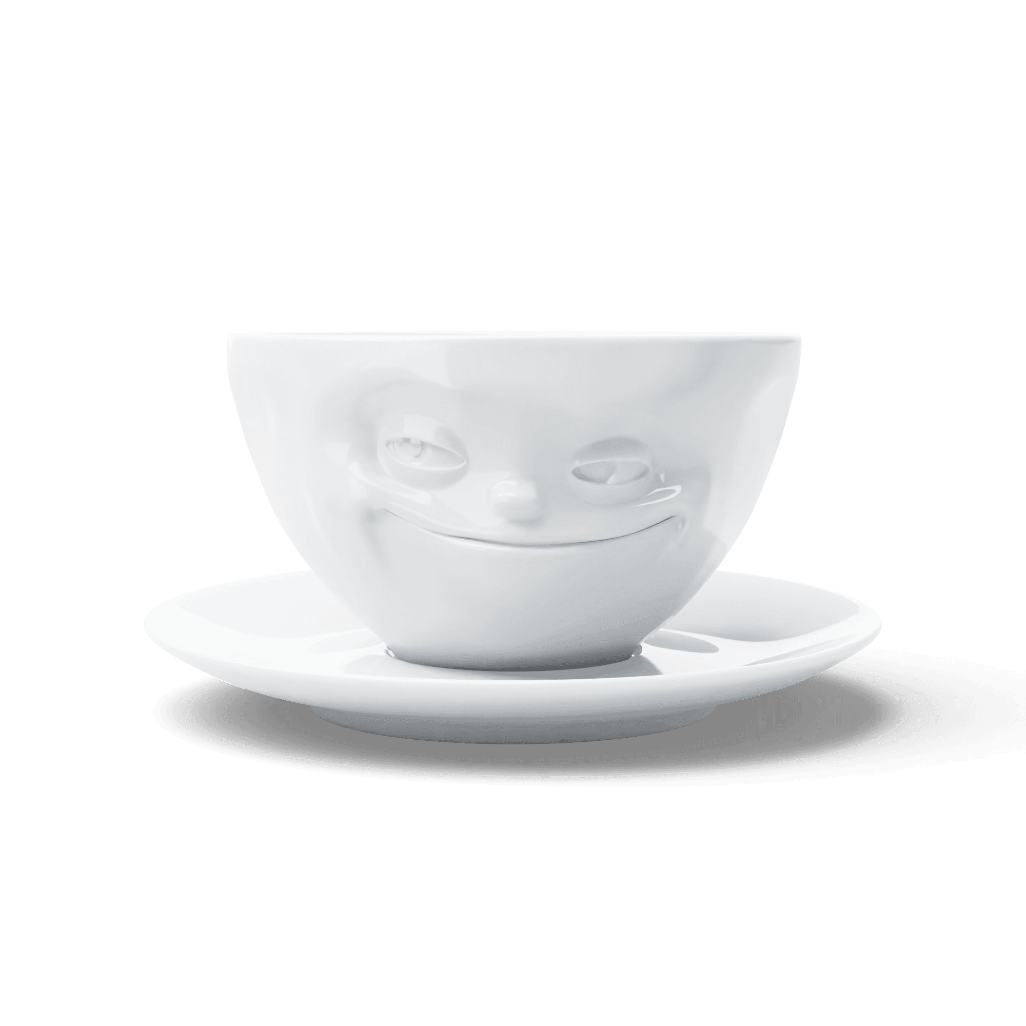 Filiżanka GRINNING biały 58products Eye on Design