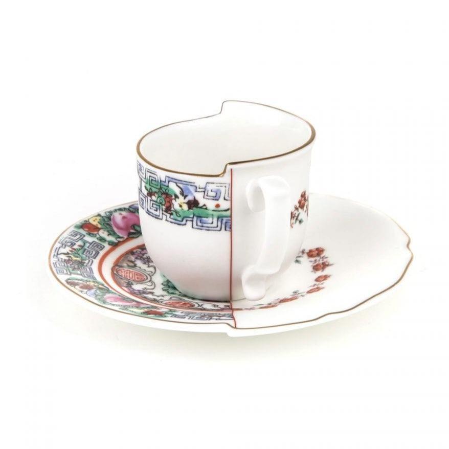 Filiżanka ze spodkiem HYBRID TAMARA porcelanowy Seletti Eye on Design