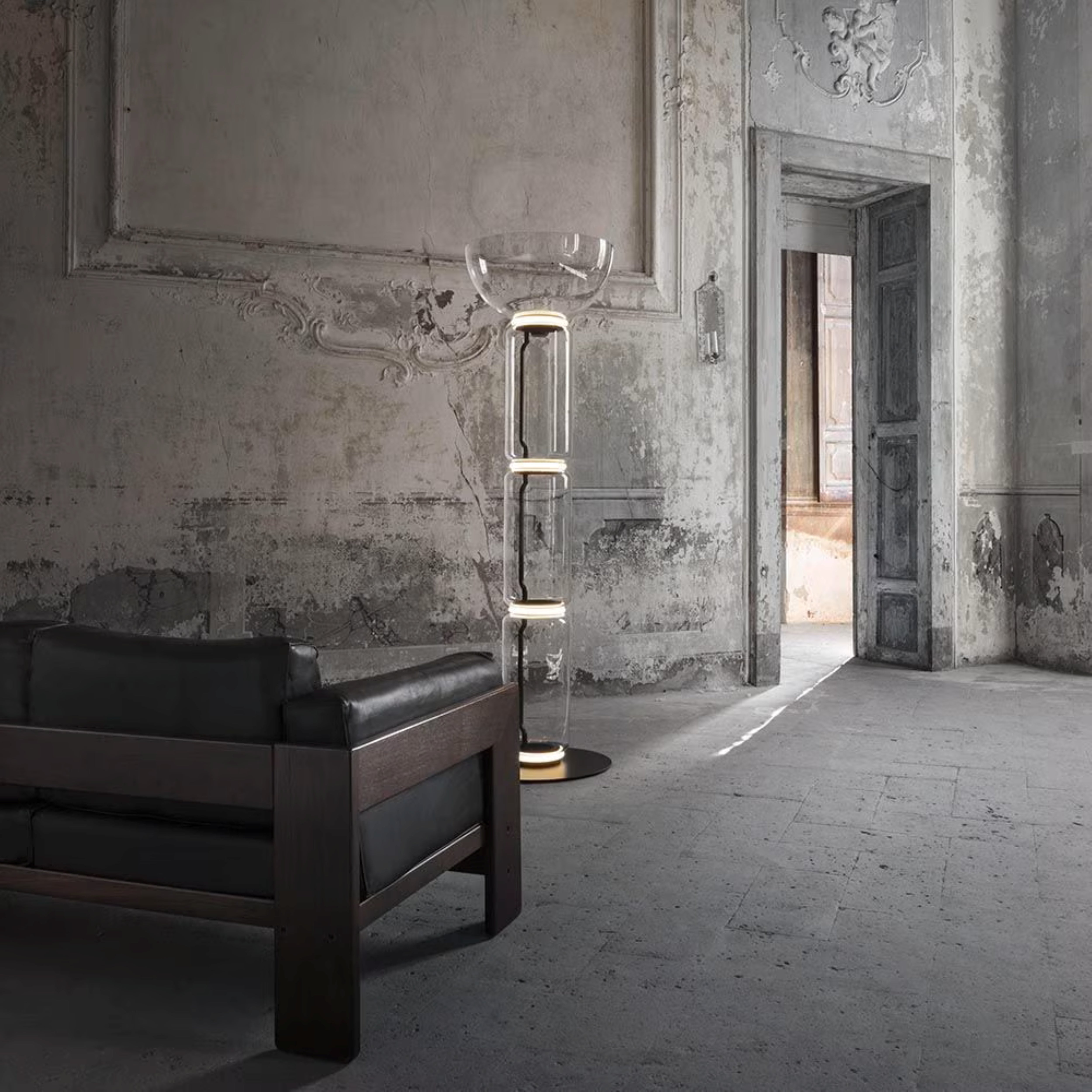 Stehlampe NOCTAMBULE BOWL Glas