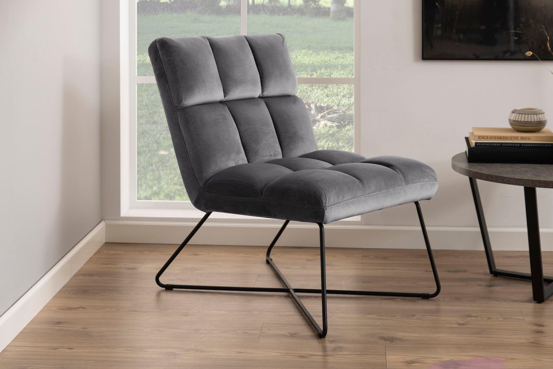 Fotel AAREN ciemnoszary Home Essentials Eye on Design