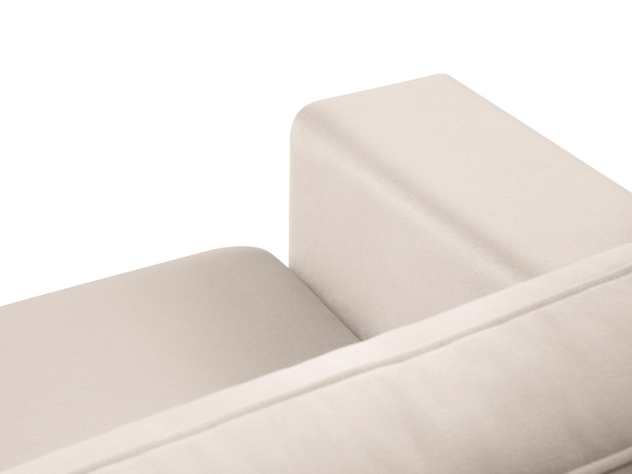 Fotel aksamitny HEBE beżowy Mazzini Sofas Eye on Design
