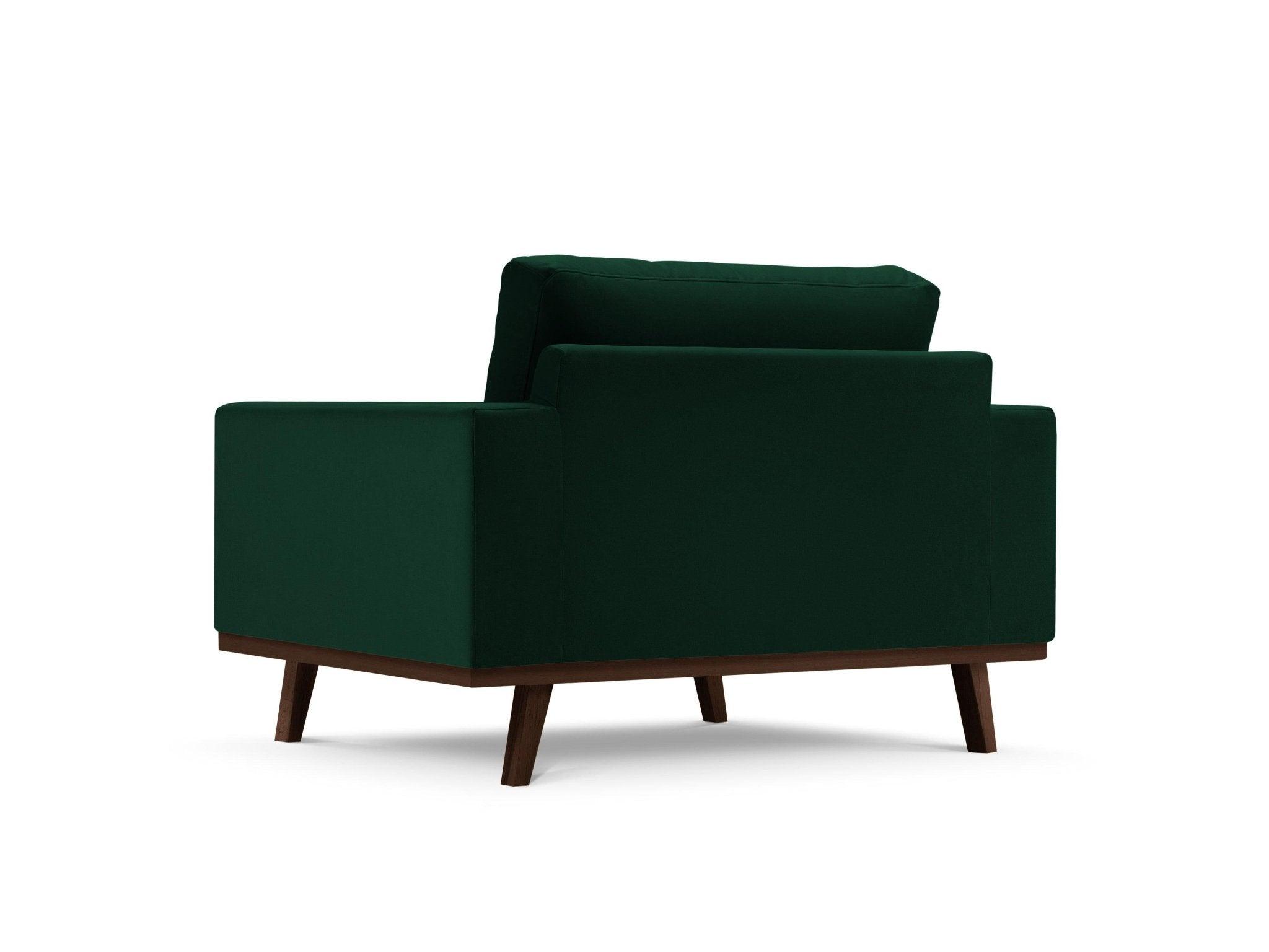 Fotel aksamitny HEBE butelkowa zieleń Mazzini Sofas Eye on Design