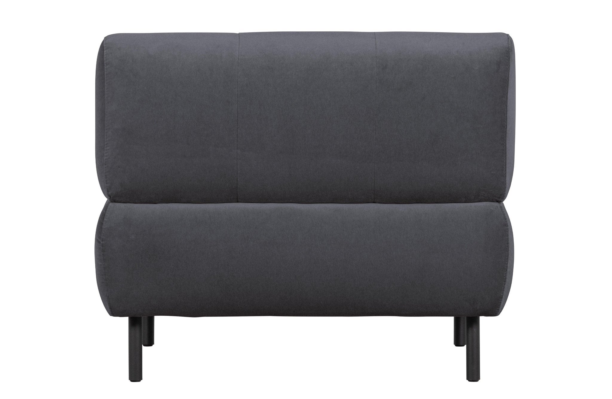 Fotel aksamitny LLOYD ciemnoszary Woood Exclusive Eye on Design