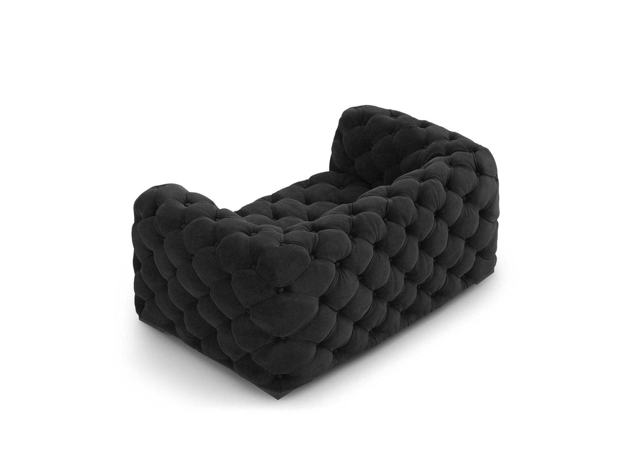 Fotel aksamitny LOGE ciemnoszary Windsor & Co Eye on Design