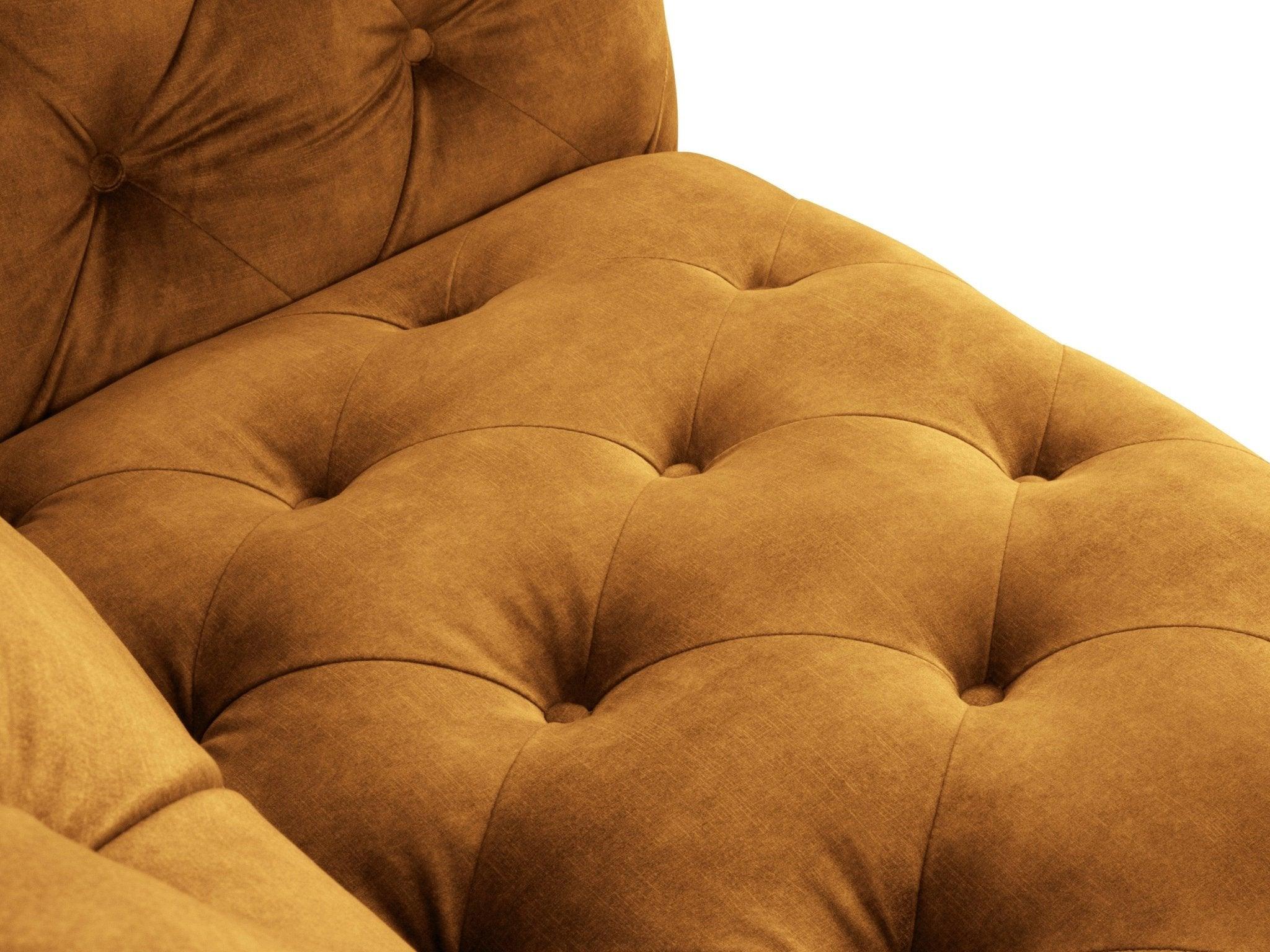 Fotel aksamitny LOGE miedziany Windsor & Co Eye on Design