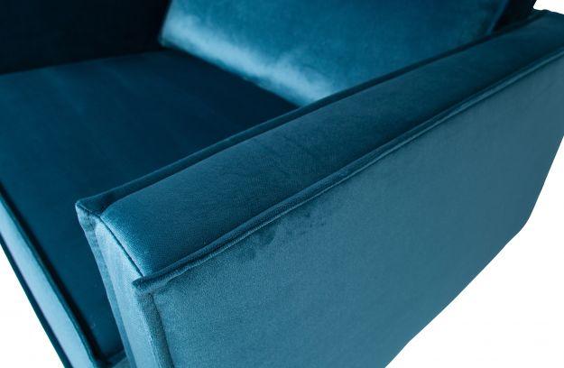Fotel aksamitny RODEO niebieski Be Pure Eye on Design