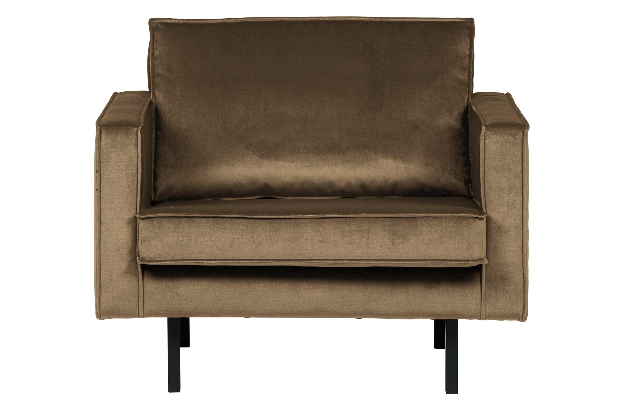 Fotel aksamitny RODEO taupe Be Pure Eye on Design