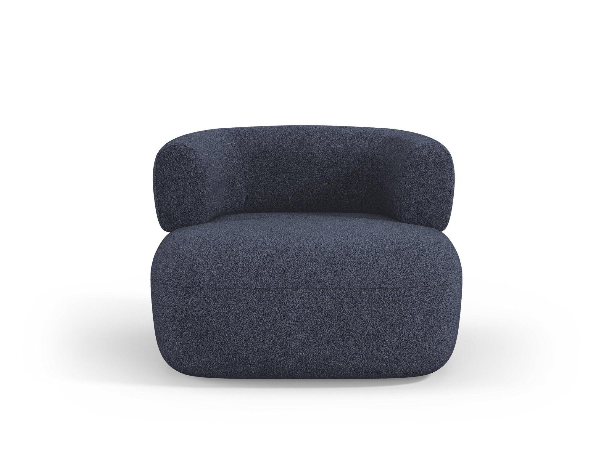 Fotel ALDRIN granatowy boucle Windsor & Co Eye on Design