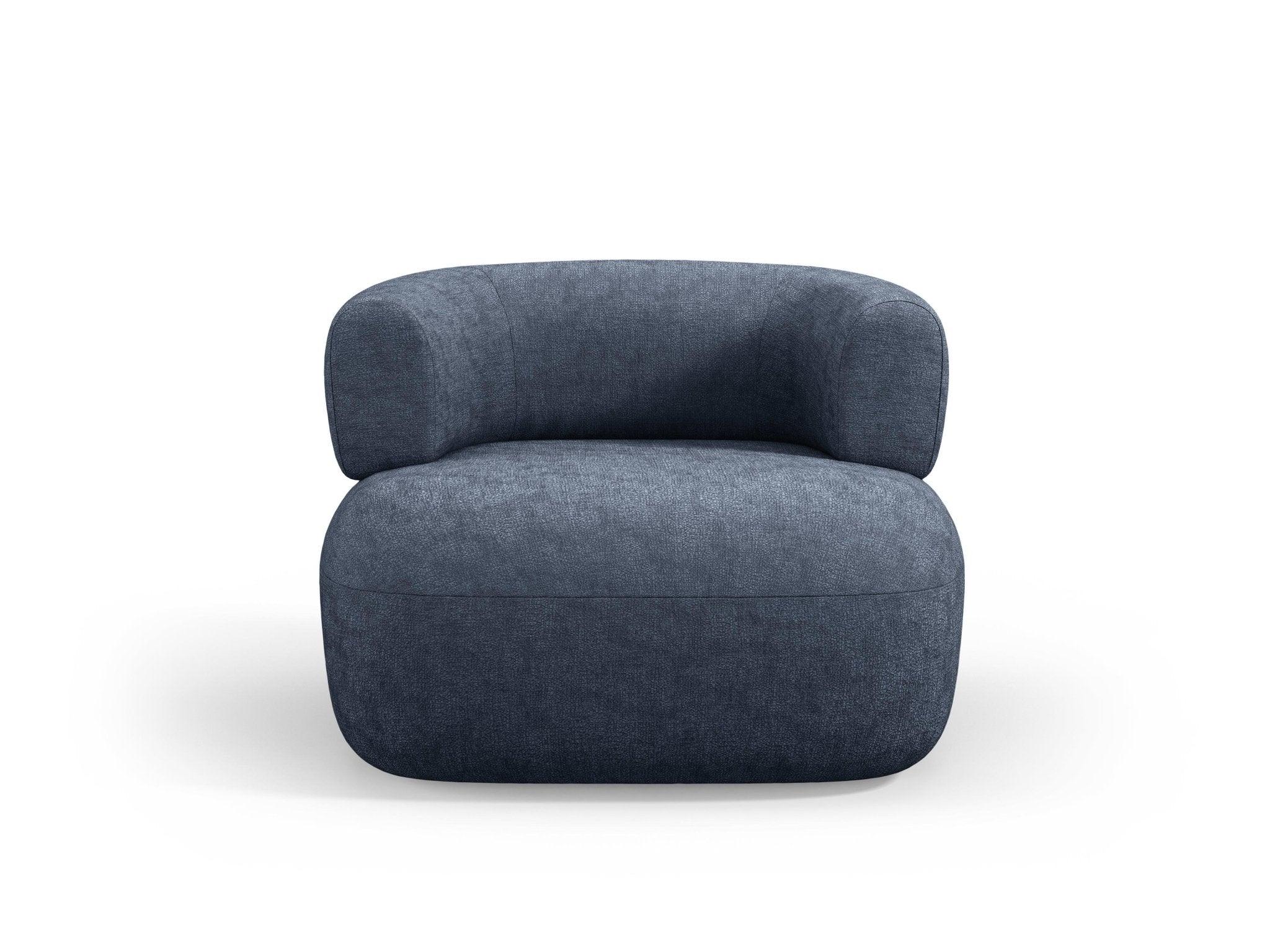 Fotel ALDRIN granatowy szenil Windsor & Co Eye on Design