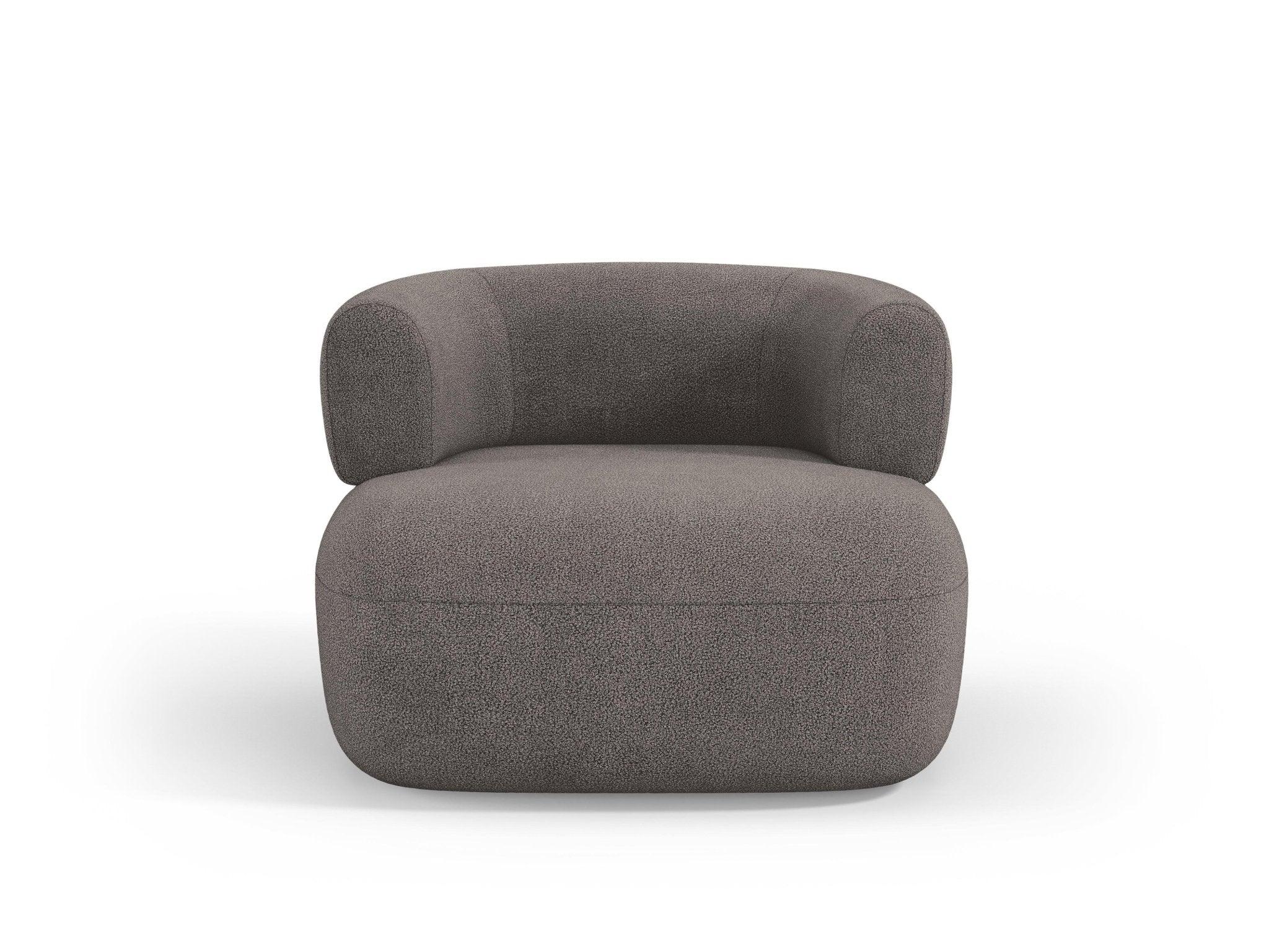 Fotel ALDRIN szary boucle Windsor & Co Eye on Design
