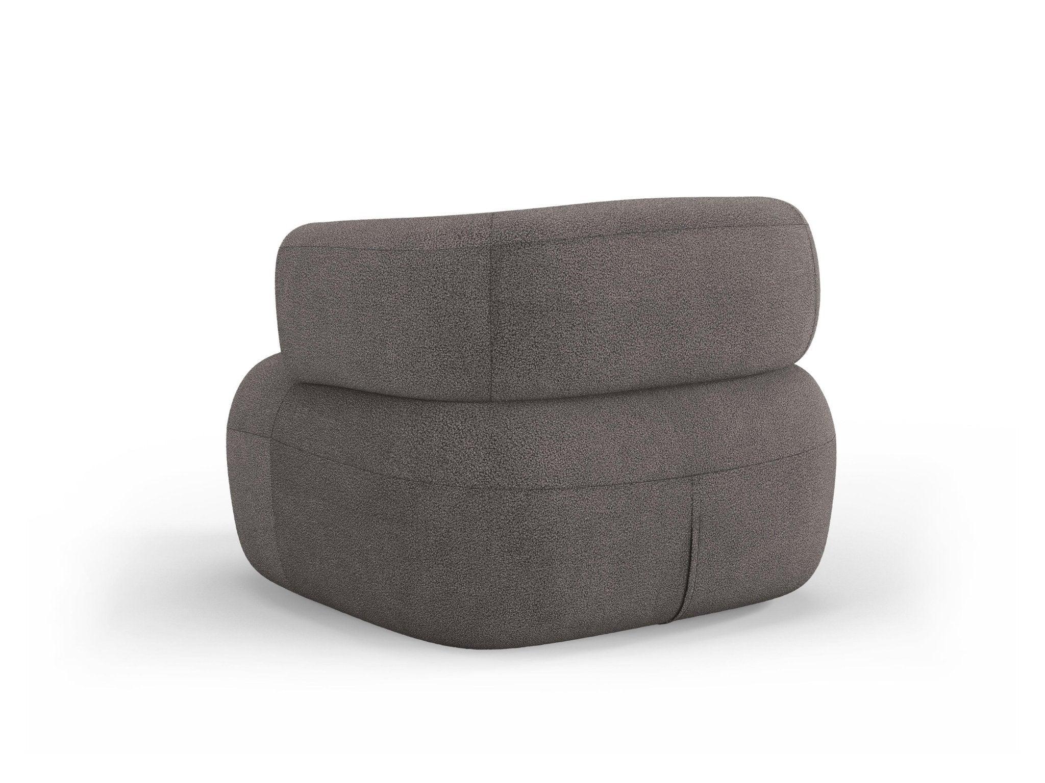 Fotel ALDRIN szary boucle Windsor & Co Eye on Design