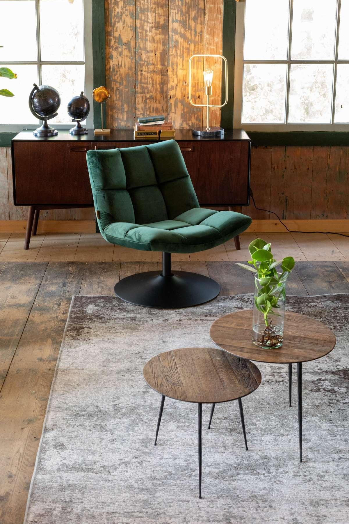 Fotel BAR zielony Dutchbone Eye on Design