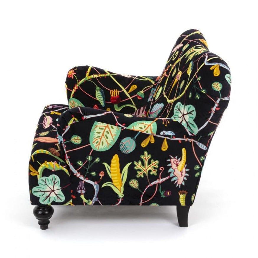 Fotel BOTANICAL DIVA czarny Seletti Eye on Design