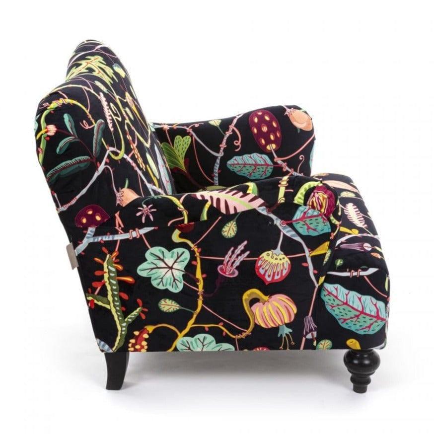 Fotel BOTANICAL DIVA czarny Seletti Eye on Design