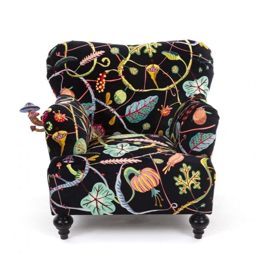 Fotel BOTANICAL DIVA czarny Seletti Eye on Design