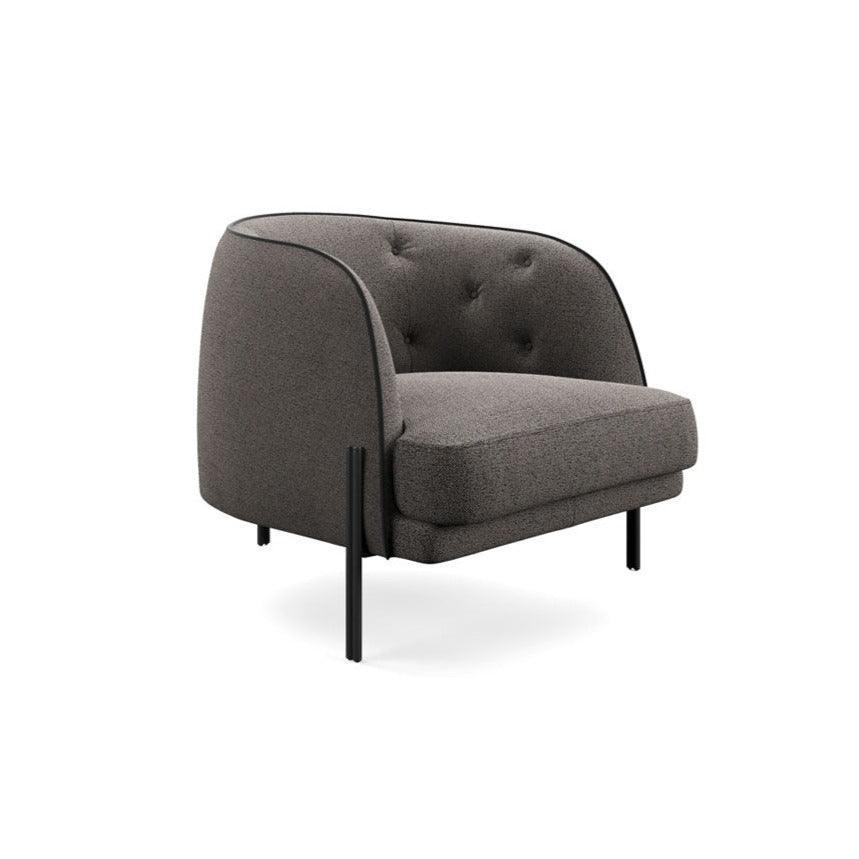 Fotel CAILLOU CAPITONNE ciemnoszary Liu Jo Living Eye on Design