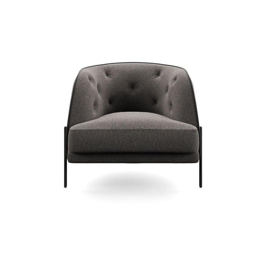 Fotel CAILLOU CAPITONNE ciemnoszary Liu Jo Living Eye on Design